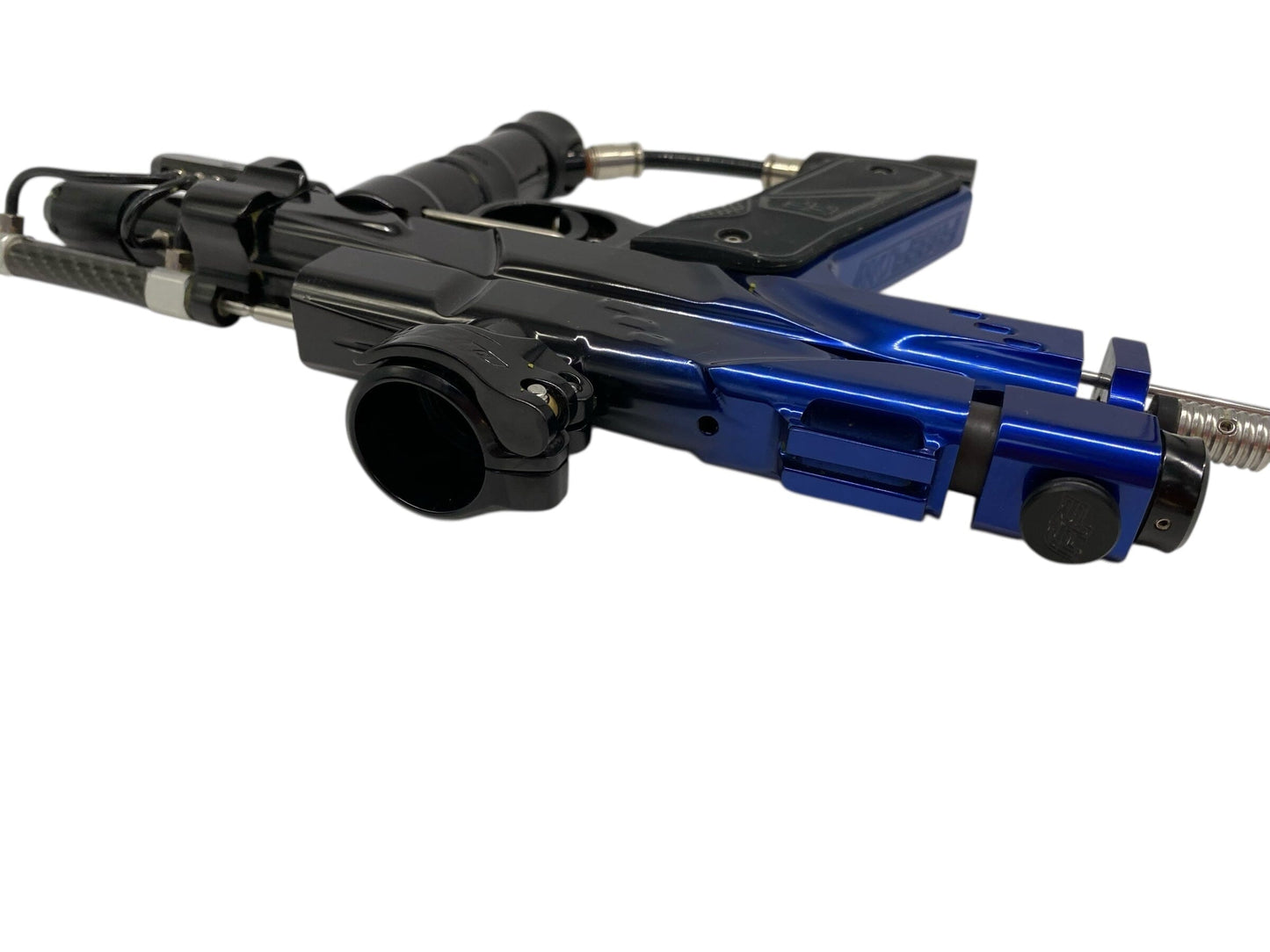 Used Freeflow Dye Rhythm Autococker Paintball Gun Black/Blue Fade Paintball Gun from CPXBrosPaintball Buy/Sell/Trade Paintball Markers, New Paintball Guns, Paintball Hoppers, Paintball Masks, and Hormesis Headbands