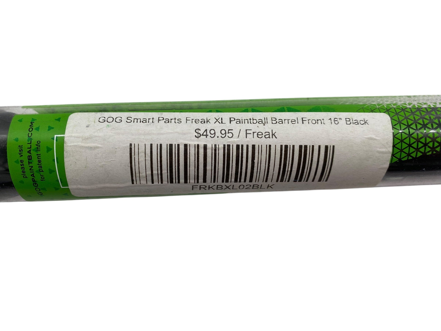 Used GOG Freak XL Barrel Front / Tip - The Freak - 16" - Black Paintball Gun from CPXBrosPaintball Buy/Sell/Trade Paintball Markers, New Paintball Guns, Paintball Hoppers, Paintball Masks, and Hormesis Headbands