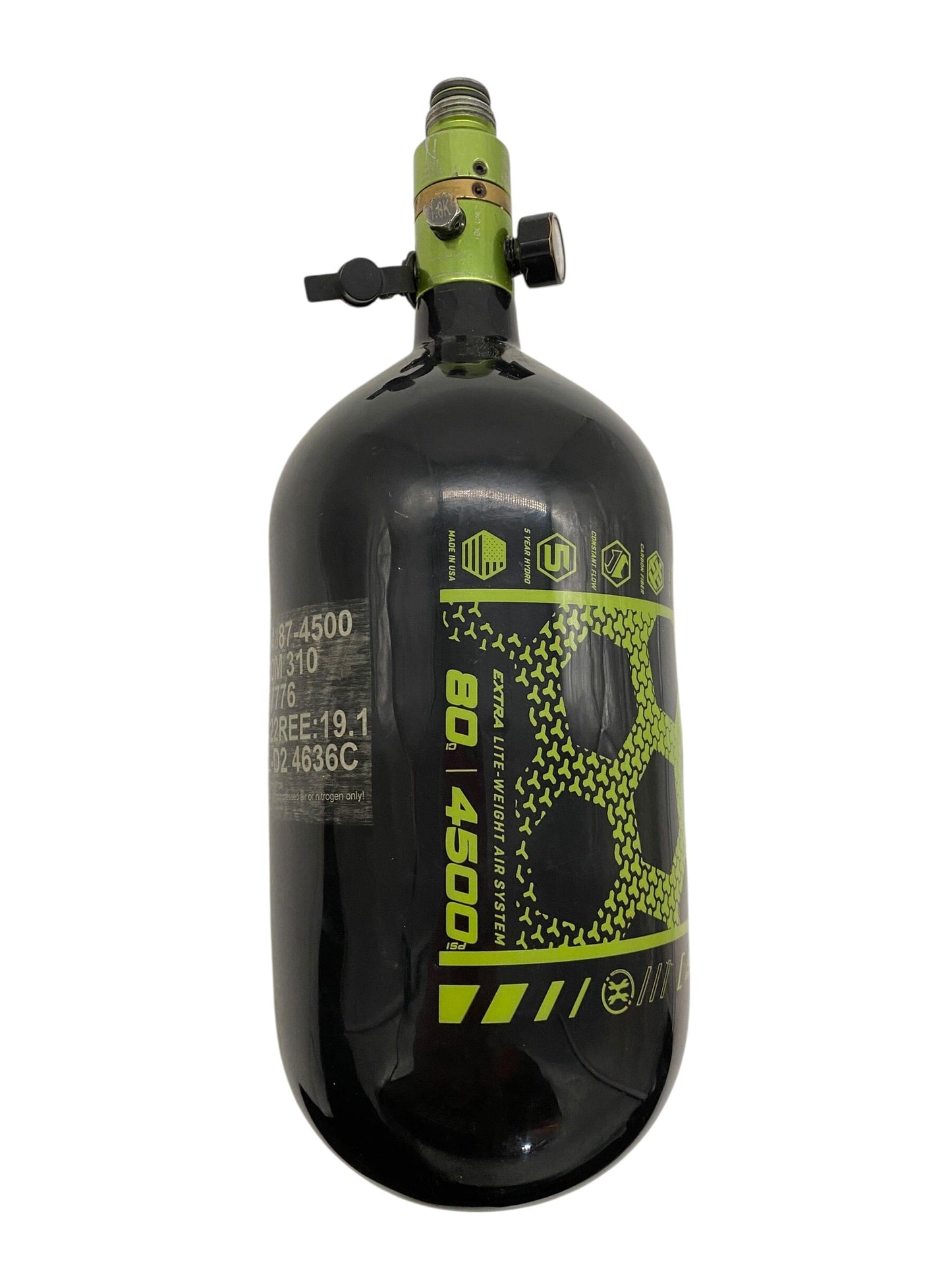 Used Hk AeroLite 80/4500 Paintball Tank Paintball Gun from CPXBrosPaintball Buy/Sell/Trade Paintball Markers, New Paintball Guns, Paintball Hoppers, Paintball Masks, and Hormesis Headbands
