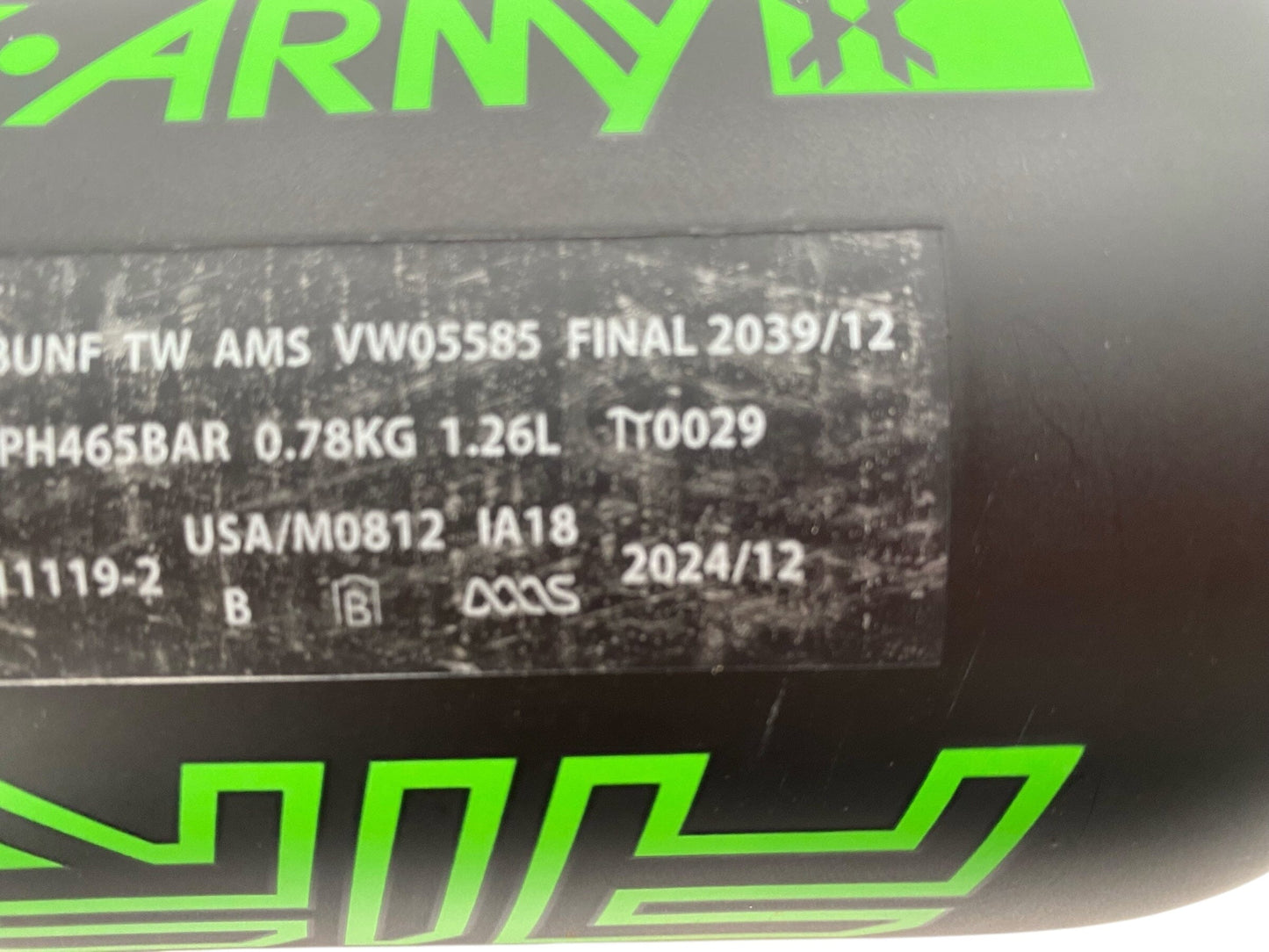 Used Hk Army Air 77/4500 Paintball Tank Paintball Gun from CPXBrosPaintball Buy/Sell/Trade Paintball Markers, New Paintball Guns, Paintball Hoppers, Paintball Masks, and Hormesis Headbands