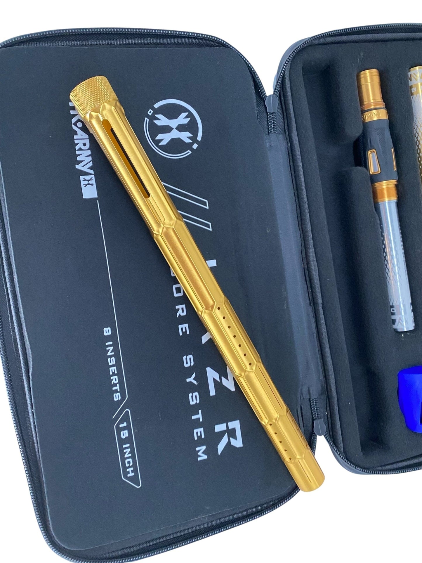 Used Hk Army Lazr Elite Fractal Barrel Kit Ac Thread Paintball Gun from CPXBrosPaintball Buy/Sell/Trade Paintball Markers, New Paintball Guns, Paintball Hoppers, Paintball Masks, and Hormesis Headbands
