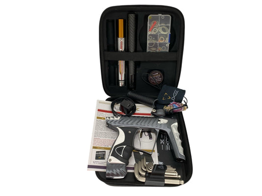 Used Hk Army Luxe X Ripper Paintball Gun Grey/Silver Paintball Gun from CPXBrosPaintball Buy/Sell/Trade Paintball Markers, New Paintball Guns, Paintball Hoppers, Paintball Masks, and Hormesis Headbands