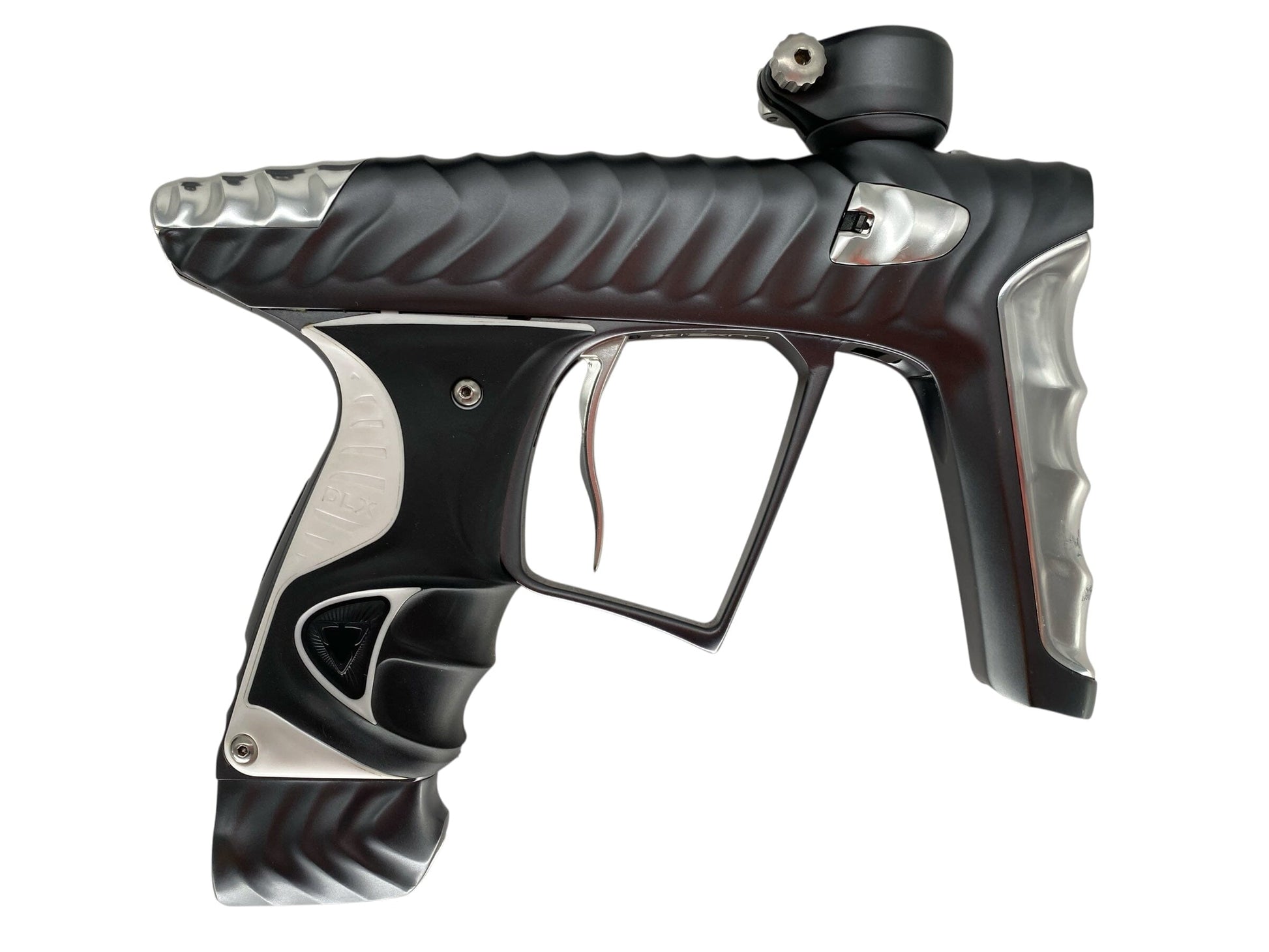 Used Hk Army Luxe X Ripper Paintball Gun Grey/Silver Paintball Gun from CPXBrosPaintball Buy/Sell/Trade Paintball Markers, New Paintball Guns, Paintball Hoppers, Paintball Masks, and Hormesis Headbands