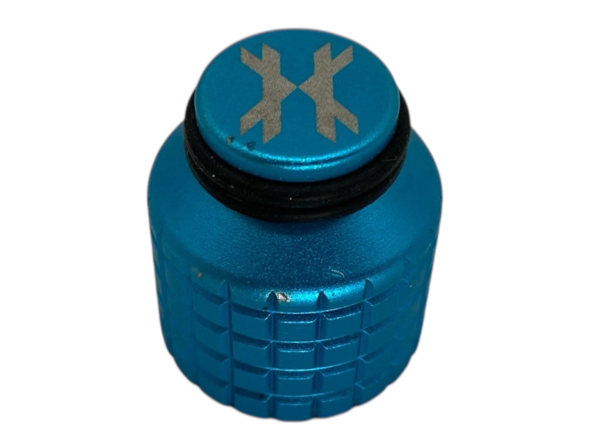 Used HK Army Paintball Tank Thread Saver Cover - Teal Paintball Gun from CPXBrosPaintball Buy/Sell/Trade Paintball Markers, New Paintball Guns, Paintball Hoppers, Paintball Masks, and Hormesis Headbands