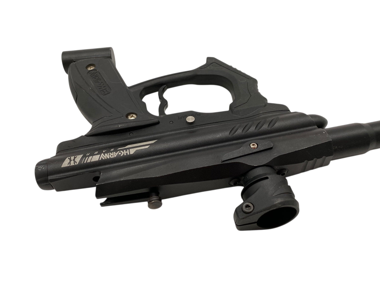Used Hk Army Sabr Paintball Gun Black Paintball Gun from CPXBrosPaintball Buy/Sell/Trade Paintball Markers, New Paintball Guns, Paintball Hoppers, Paintball Masks, and Hormesis Headbands