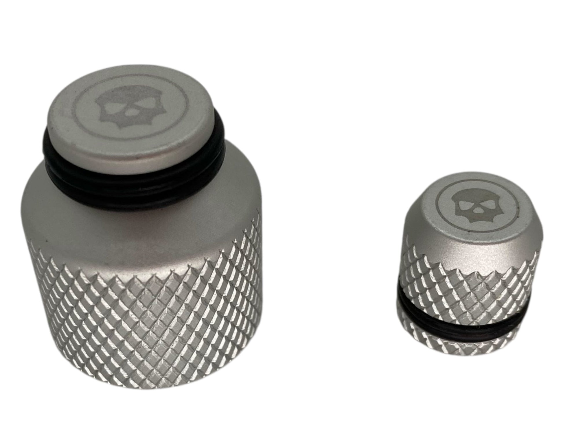 Used HK Army Tank Regulator Thread Saver Combo Set - Silver Paintball Gun from CPXBrosPaintball Buy/Sell/Trade Paintball Markers, New Paintball Guns, Paintball Hoppers, Paintball Masks, and Hormesis Headbands