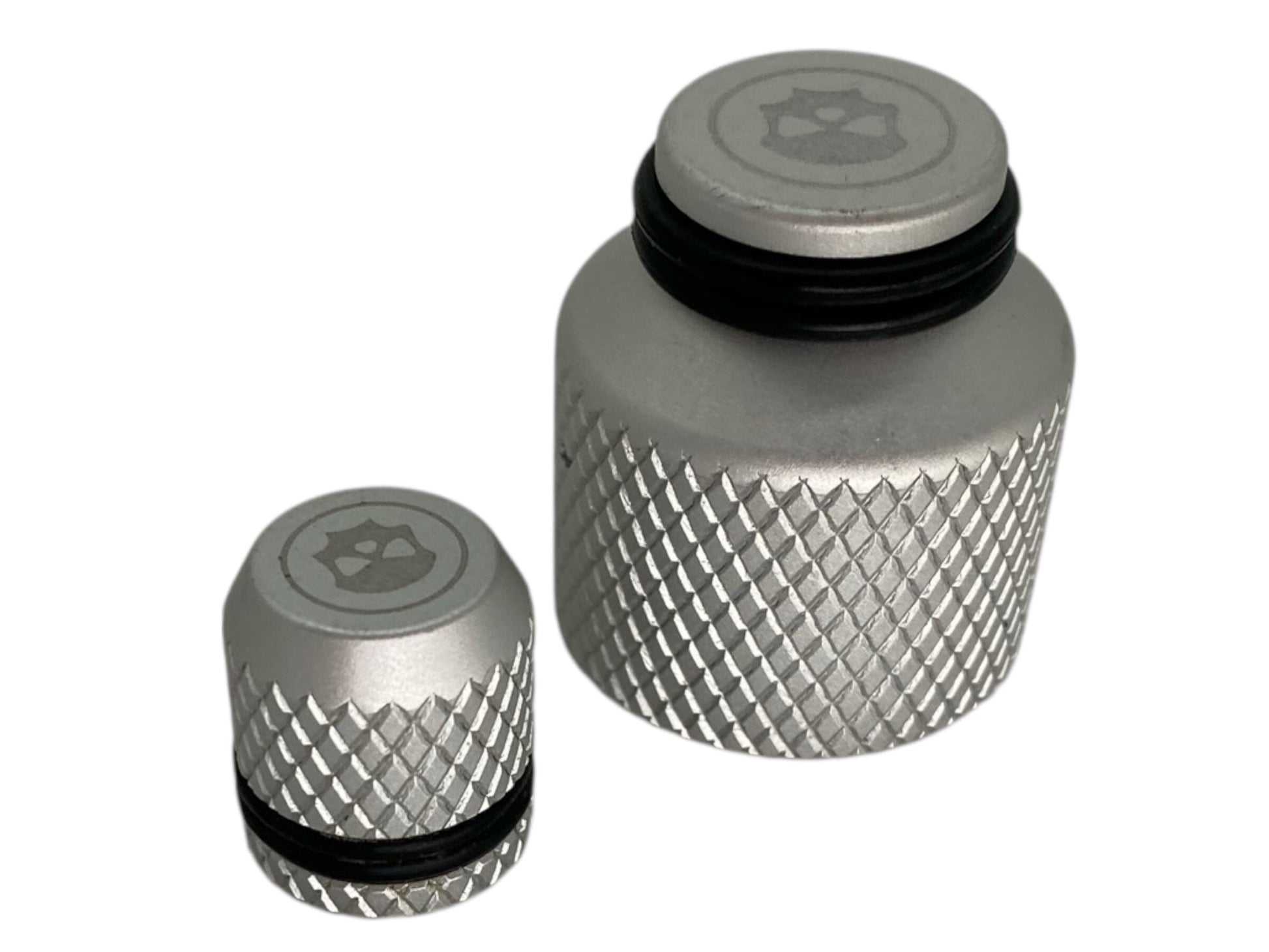 Used HK Army Tank Regulator Thread Saver Combo Set - Silver Paintball Gun from CPXBrosPaintball Buy/Sell/Trade Paintball Markers, New Paintball Guns, Paintball Hoppers, Paintball Masks, and Hormesis Headbands