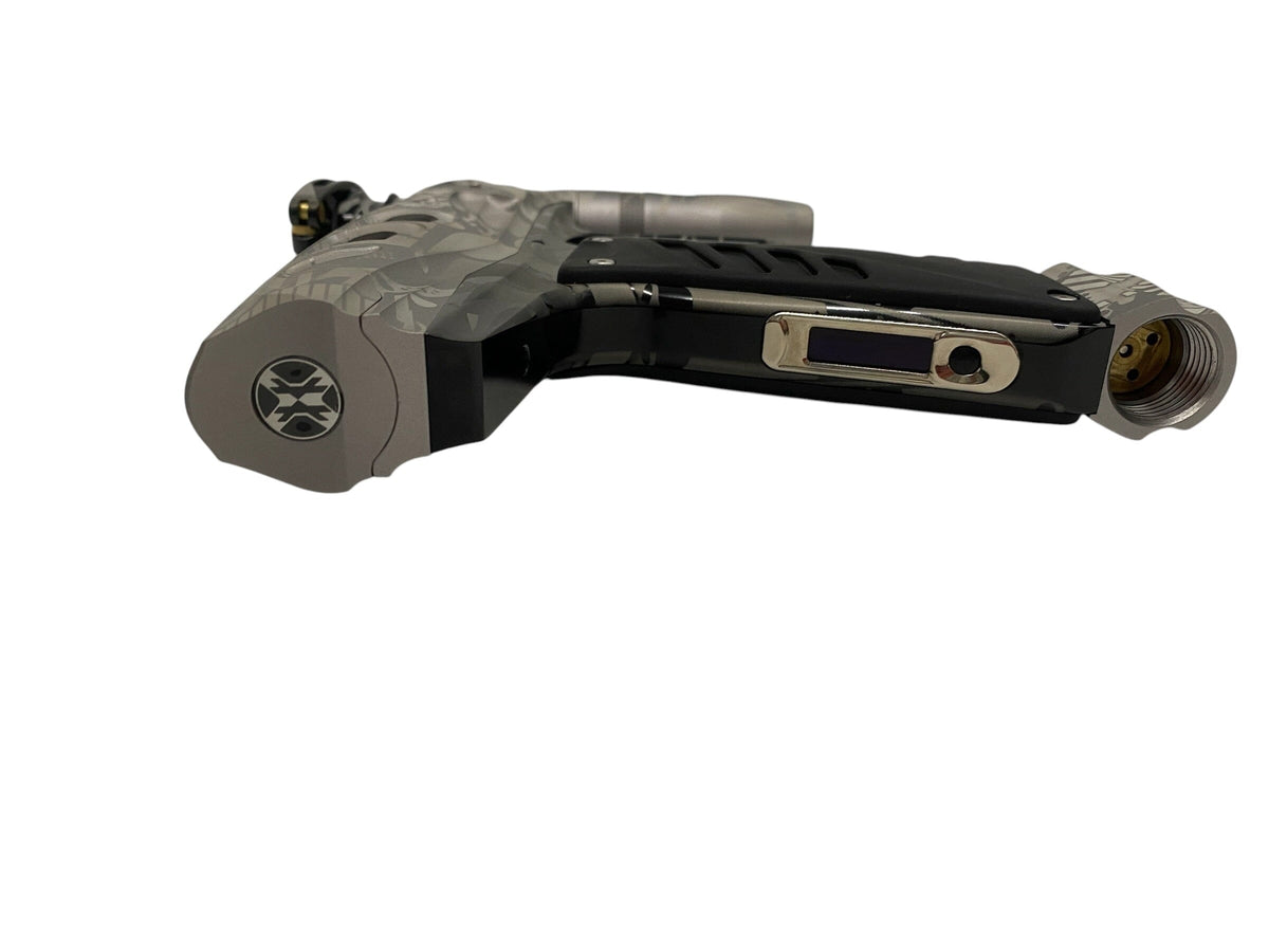 Used HK Army VCOM T-Rex Silver/Black Paintball Gun Paintball Gun from CPXBrosPaintball Buy/Sell/Trade Paintball Markers, New Paintball Guns, Paintball Hoppers, Paintball Masks, and Hormesis Headbands