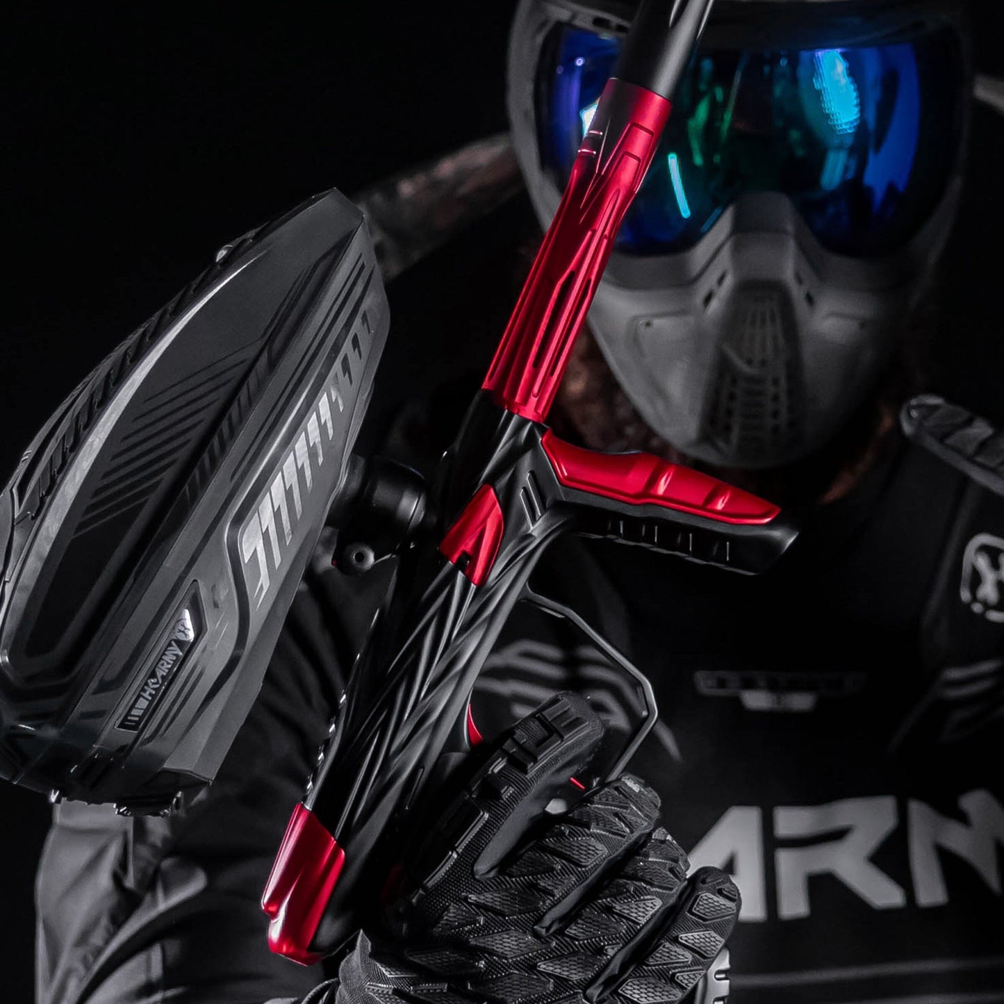 Used HK Shredder Luxe Idol - Dust Black/Red Paintball Gun from HK Army Clothing Buy/Sell/Trade Paintball Markers, New Paintball Guns, Paintball Hoppers, Paintball Masks, and Hormesis Headbands