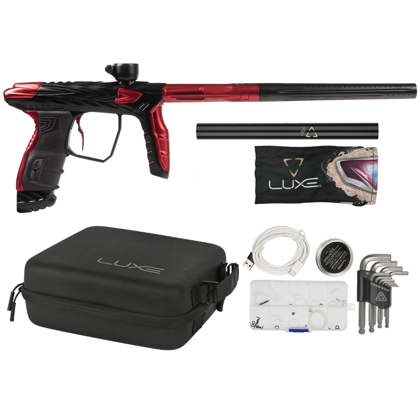 Used HK Shredder Luxe Idol - Dust Black/Red Paintball Gun from HK Army Clothing Buy/Sell/Trade Paintball Markers, New Paintball Guns, Paintball Hoppers, Paintball Masks, and Hormesis Headbands