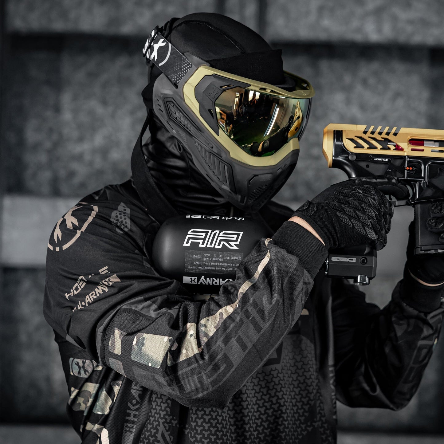Used Hostile - Proline Jersey - Camo Paintball Gun from HK Army Clothing Buy/Sell/Trade Paintball Markers, New Paintball Guns, Paintball Hoppers, Paintball Masks, and Hormesis Headbands