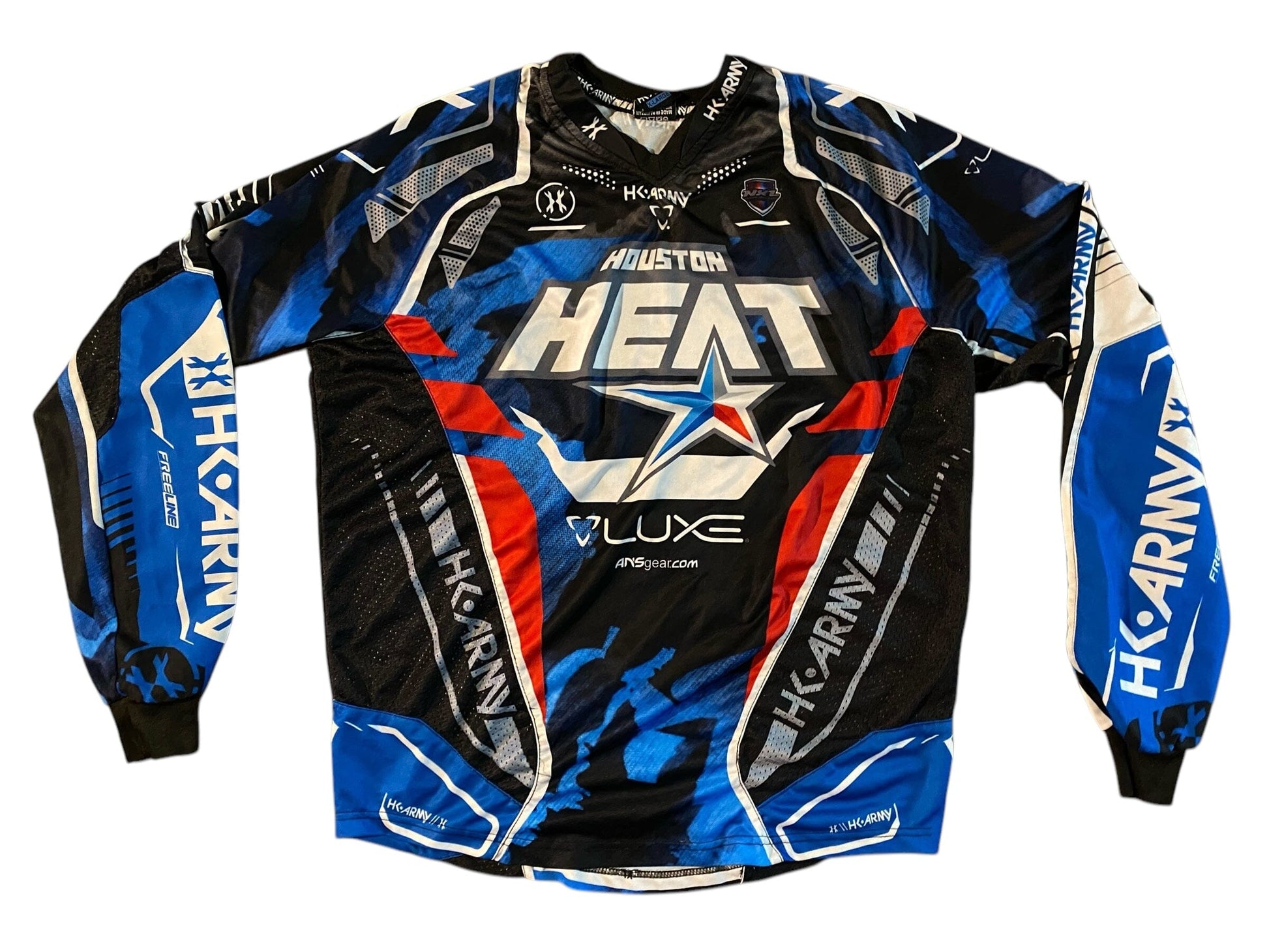 Used Houston Heat Paintball Jersey size XL Paintball Gun from CPXBrosPaintball Buy/Sell/Trade Paintball Markers, New Paintball Guns, Paintball Hoppers, Paintball Masks, and Hormesis Headbands