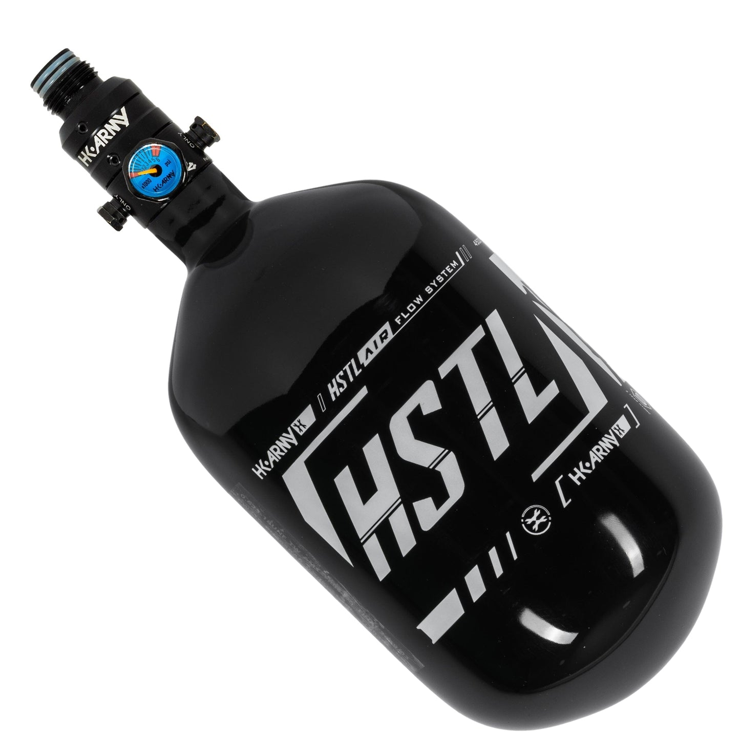Used HSTL - Carbon Fiber Tank - Pro Reg - 68ci / 4500psi - Black Paintball Gun from HK Army Clothing Buy/Sell/Trade Paintball Markers, New Paintball Guns, Paintball Hoppers, Paintball Masks, and Hormesis Headbands