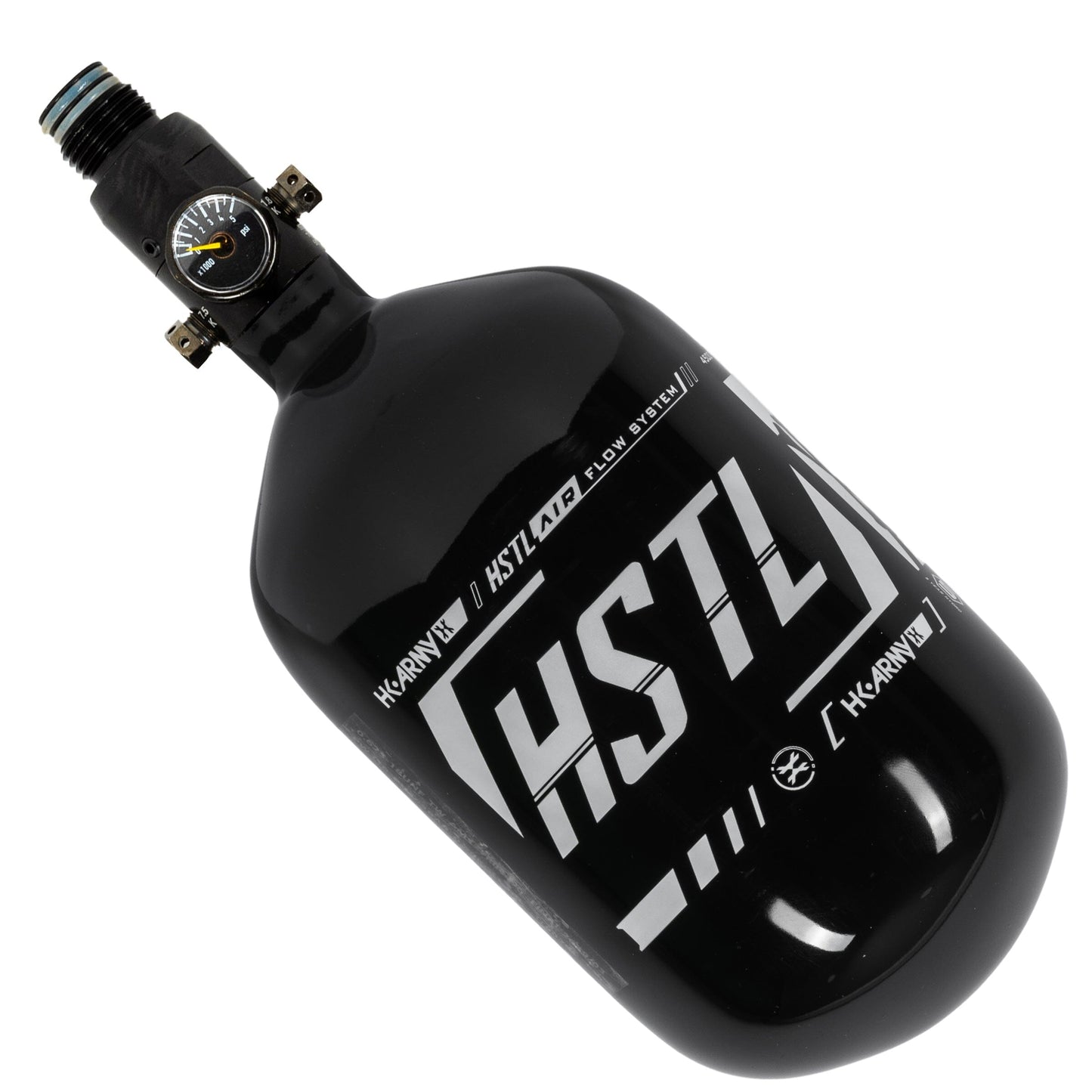 Used HSTL - Carbon Fiber Tank - Standard Reg - 68ci / 4500psi - Black Paintball Gun from HK Army Clothing Buy/Sell/Trade Paintball Markers, New Paintball Guns, Paintball Hoppers, Paintball Masks, and Hormesis Headbands