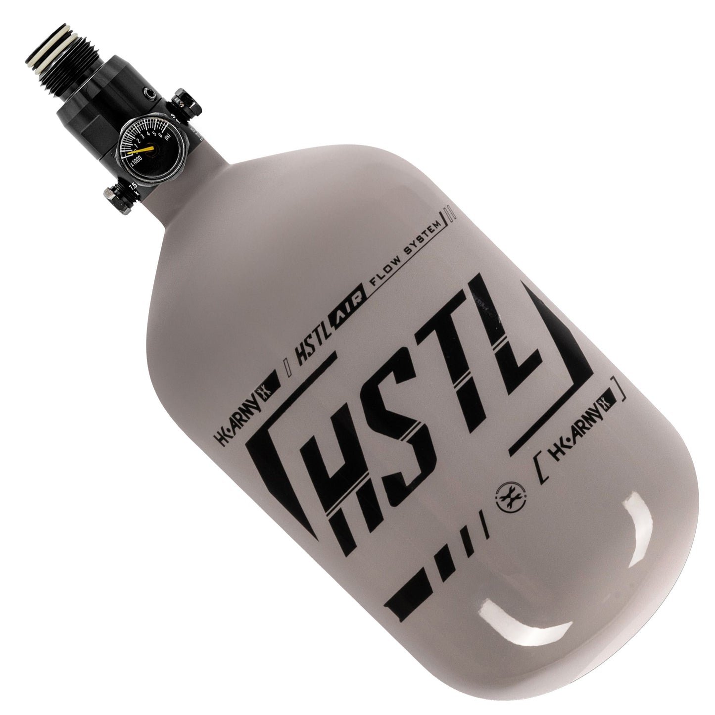 Used HSTL - Carbon Fiber Tank - Standard Reg - 68ci / 4500psi - Grey/Black Paintball Gun from HK Army Clothing Buy/Sell/Trade Paintball Markers, New Paintball Guns, Paintball Hoppers, Paintball Masks, and Hormesis Headbands