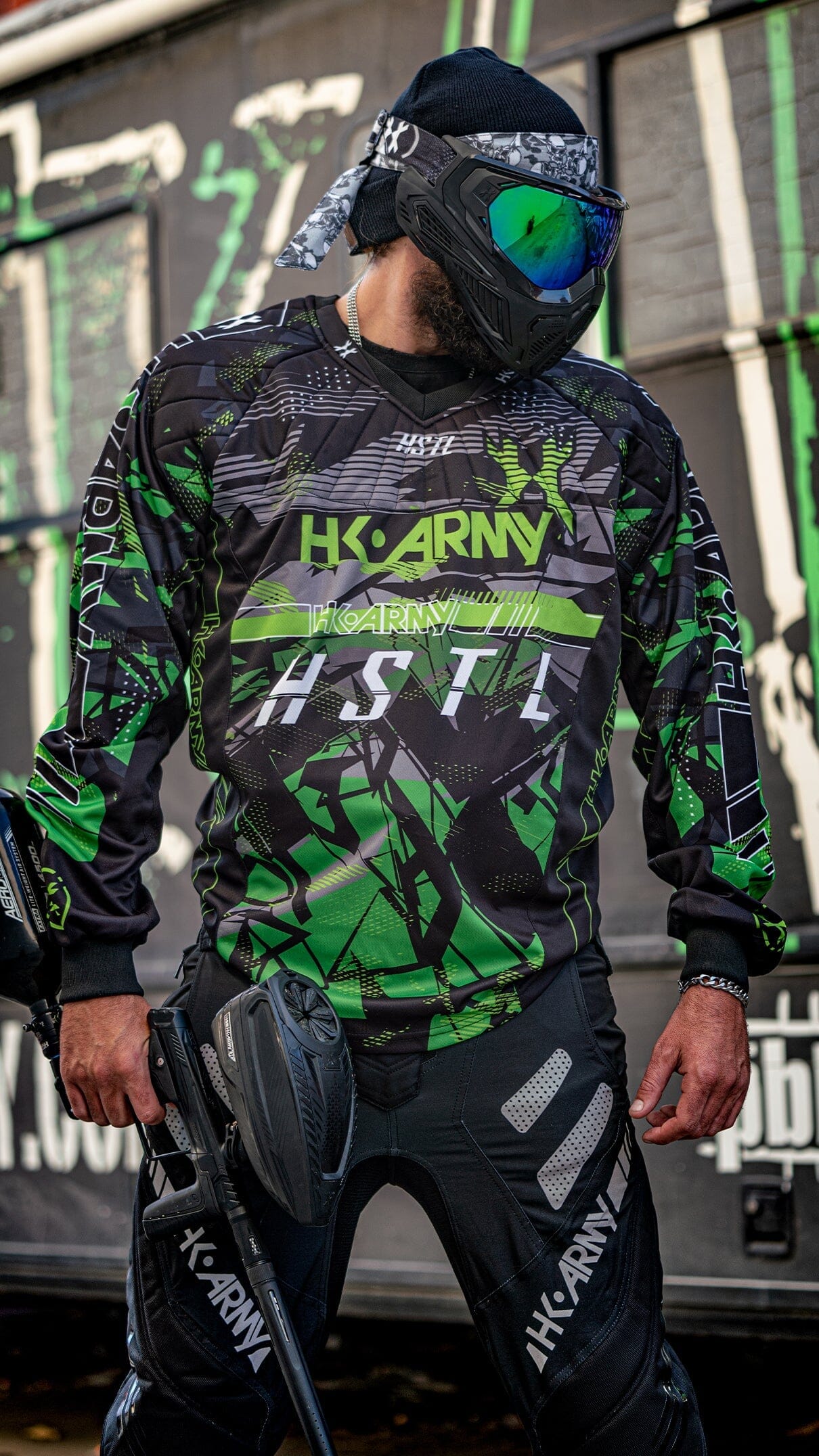 Used HSTL Line Jersey - Slime - Green/Black Paintball Gun from HK Army Clothing Buy/Sell/Trade Paintball Markers, New Paintball Guns, Paintball Hoppers, Paintball Masks, and Hormesis Headbands