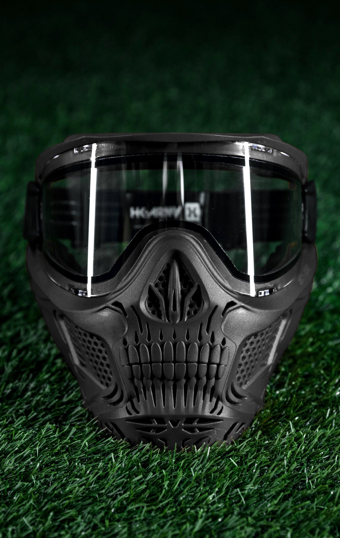 Used HSTL Skull Goggle - Black w/ Clear Lens Paintball Gun from HK Army Clothing Buy/Sell/Trade Paintball Markers, New Paintball Guns, Paintball Hoppers, Paintball Masks, and Hormesis Headbands