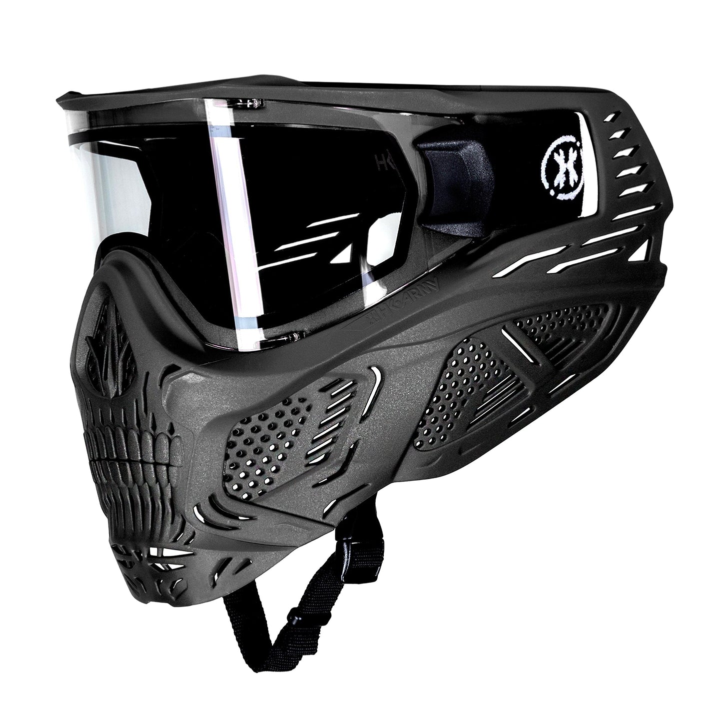 Used HSTL Skull Goggle - Black w/ Clear Lens Paintball Gun from HK Army Clothing Buy/Sell/Trade Paintball Markers, New Paintball Guns, Paintball Hoppers, Paintball Masks, and Hormesis Headbands