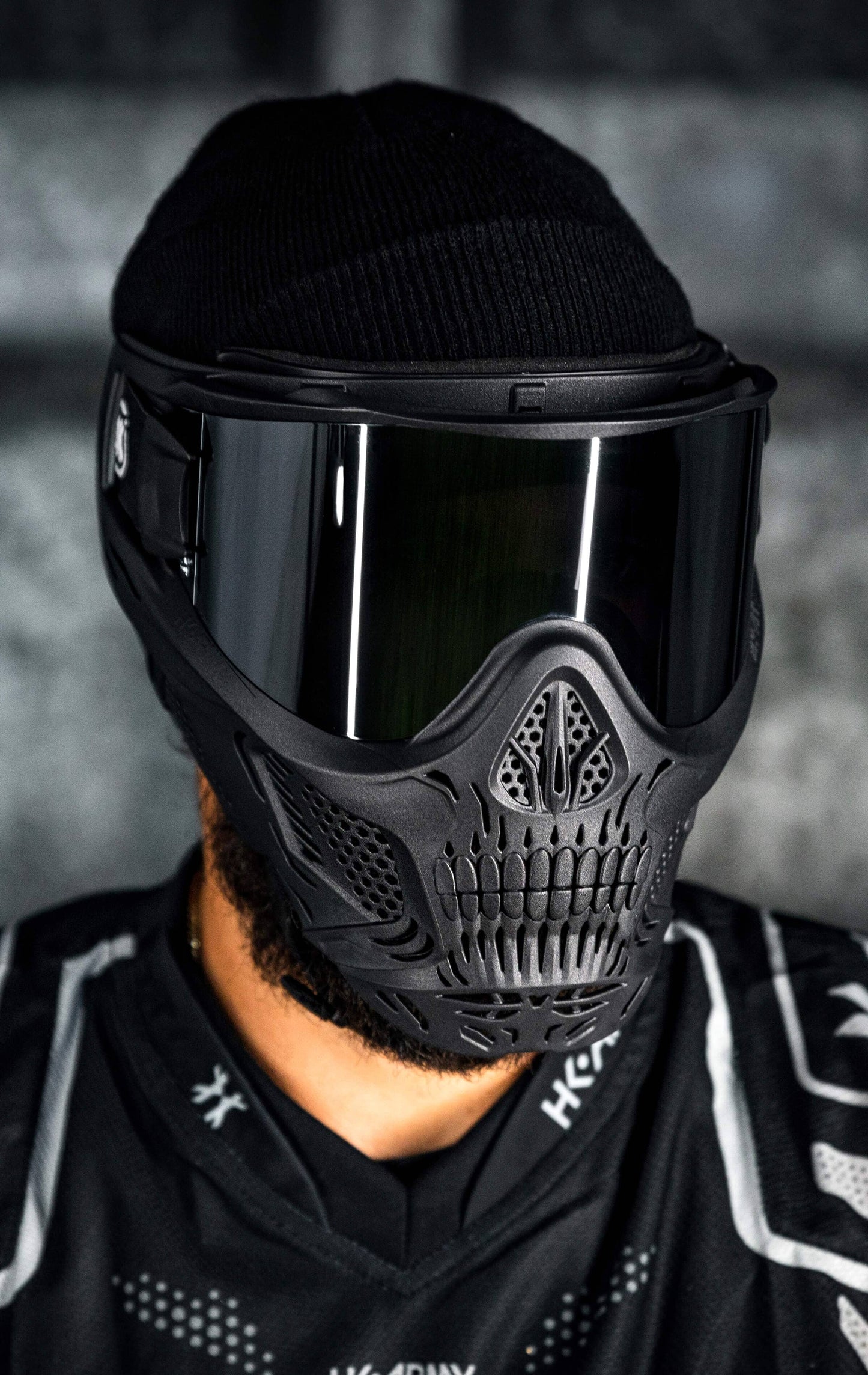 Used HSTL Skull Goggle - Black w/ Clear Lens Paintball Gun from HK Army Clothing Buy/Sell/Trade Paintball Markers, New Paintball Guns, Paintball Hoppers, Paintball Masks, and Hormesis Headbands