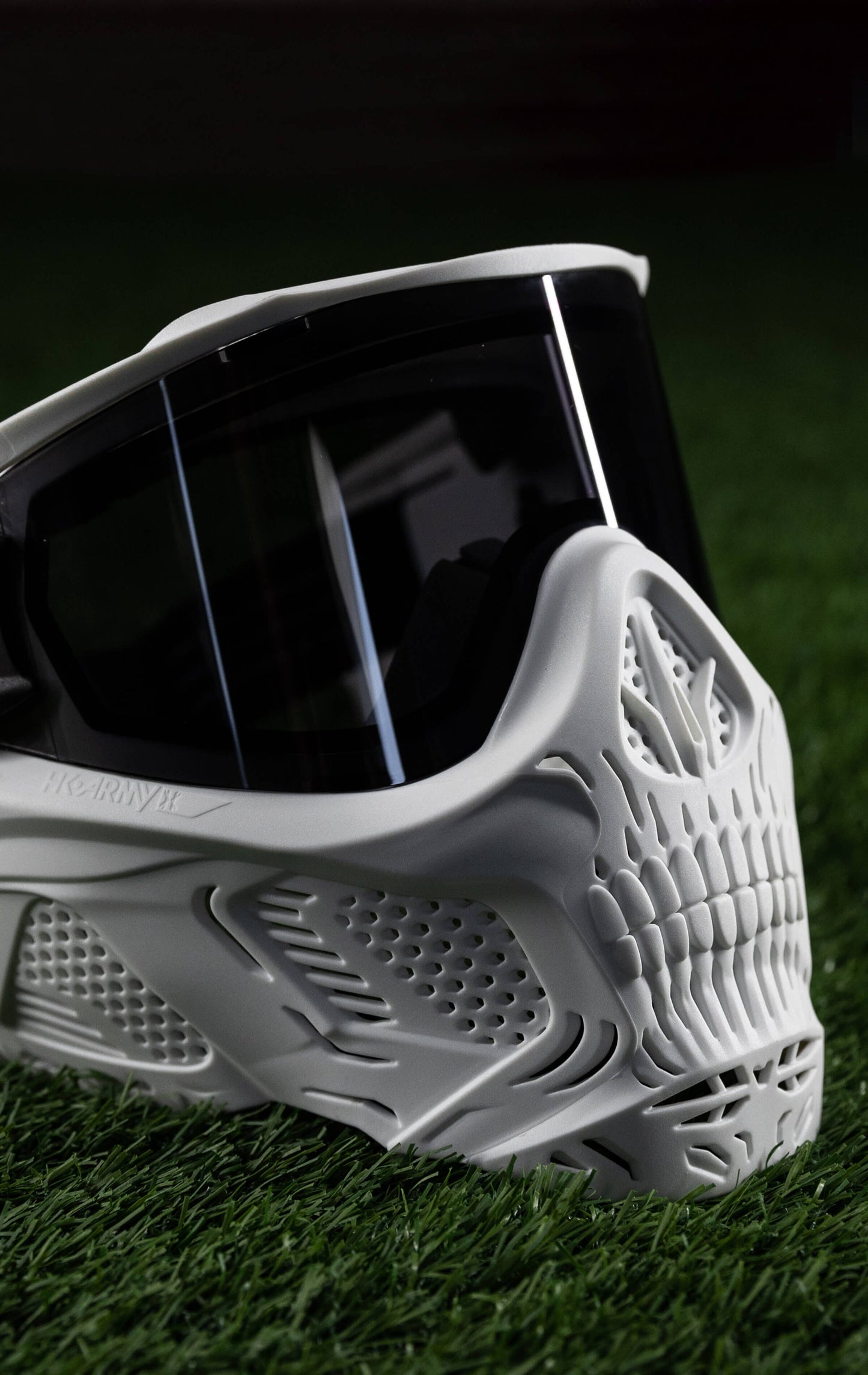 Used HSTL Skull Goggle "Ghost" - White w/ Smoke Lens Paintball Gun from HK Army Clothing Buy/Sell/Trade Paintball Markers, New Paintball Guns, Paintball Hoppers, Paintball Masks, and Hormesis Headbands