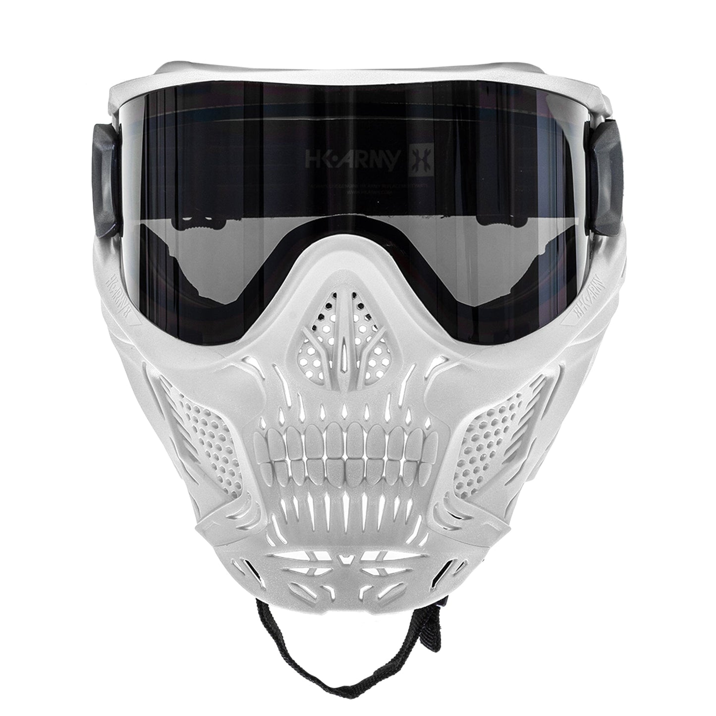 Used HSTL Skull Goggle "Ghost" - White w/ Smoke Lens Paintball Gun from HK Army Clothing Buy/Sell/Trade Paintball Markers, New Paintball Guns, Paintball Hoppers, Paintball Masks, and Hormesis Headbands