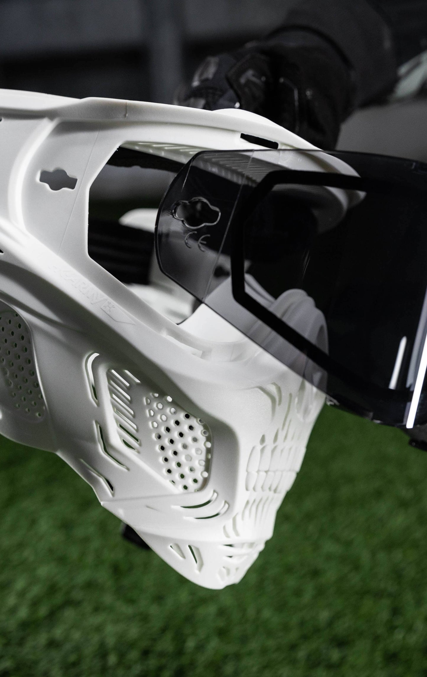 Used HSTL Skull Goggle "Ghost" - White w/ Smoke Lens Paintball Gun from HK Army Clothing Buy/Sell/Trade Paintball Markers, New Paintball Guns, Paintball Hoppers, Paintball Masks, and Hormesis Headbands