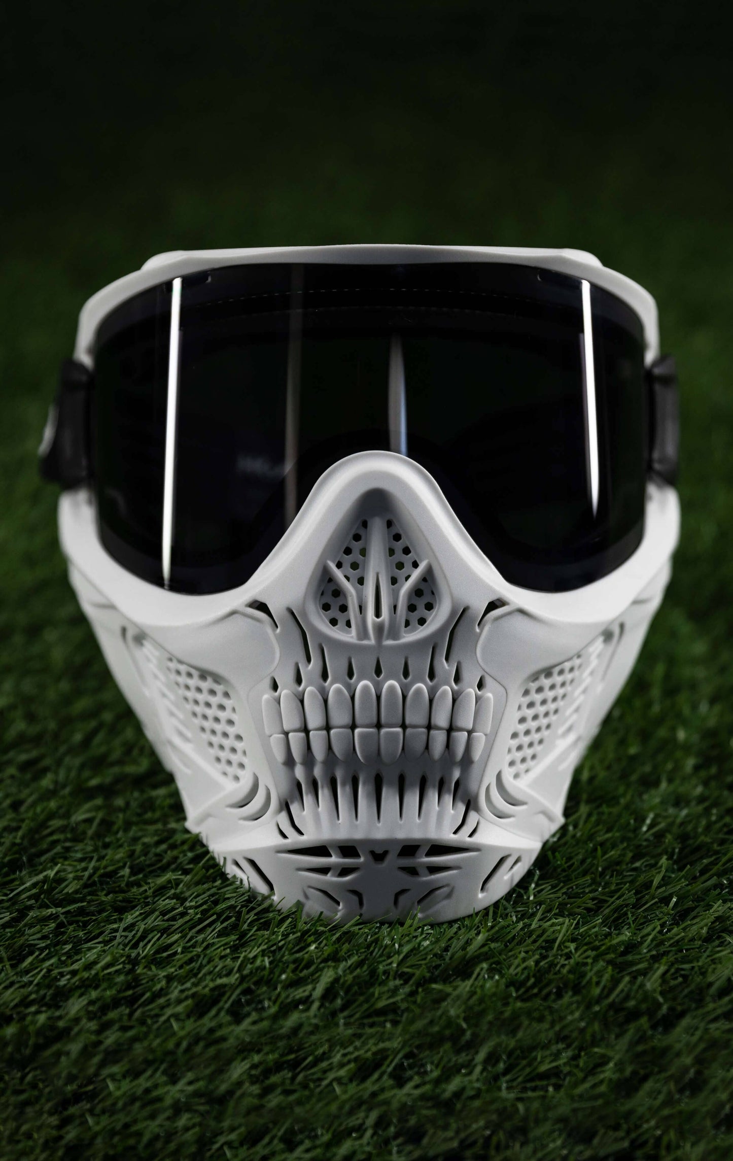 Used HSTL Skull Goggle "Ghost" - White w/ Smoke Lens Paintball Gun from HK Army Clothing Buy/Sell/Trade Paintball Markers, New Paintball Guns, Paintball Hoppers, Paintball Masks, and Hormesis Headbands