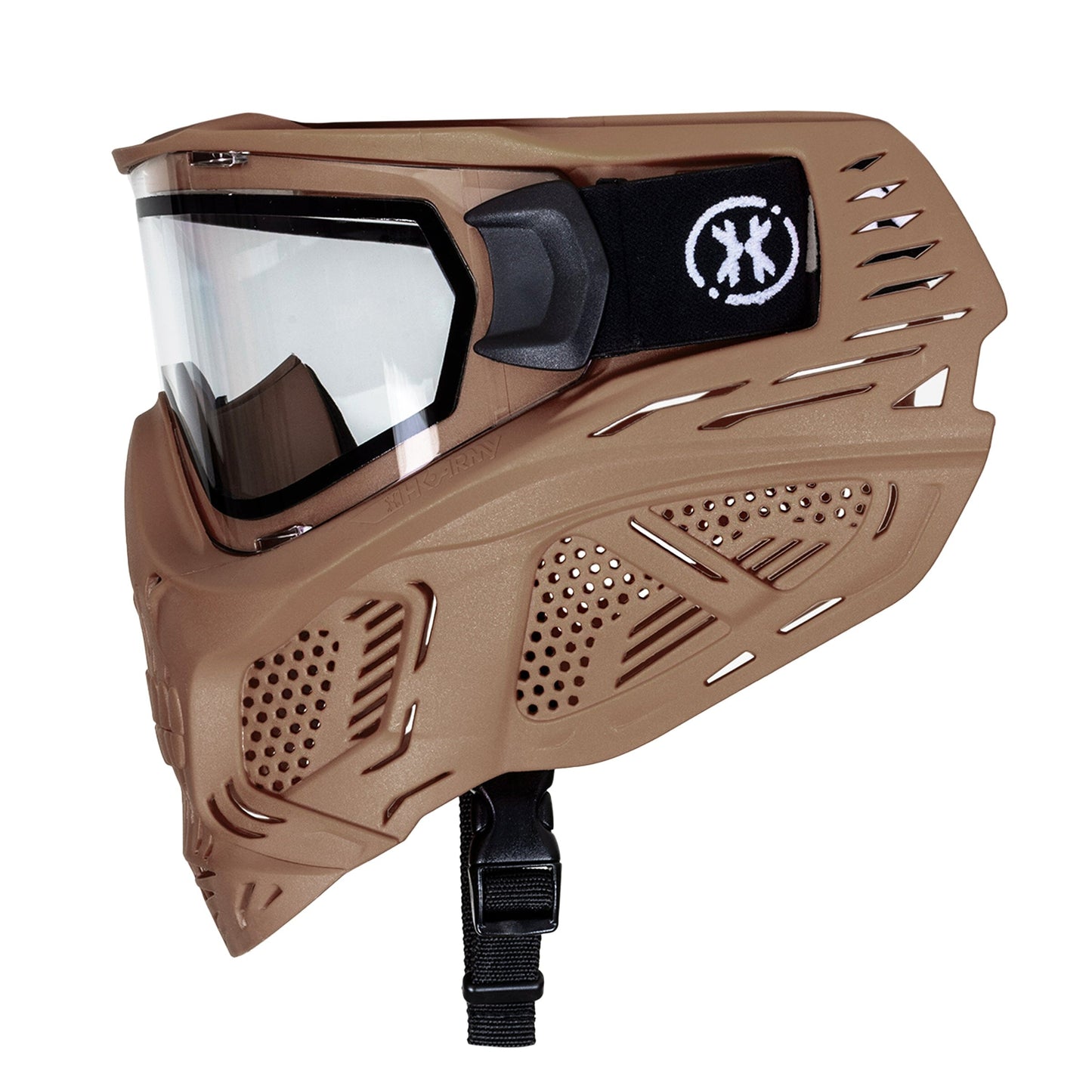 Used HSTL Skull Goggle - Tan w/ Clear Lens Paintball Gun from HK Army Clothing Buy/Sell/Trade Paintball Markers, New Paintball Guns, Paintball Hoppers, Paintball Masks, and Hormesis Headbands