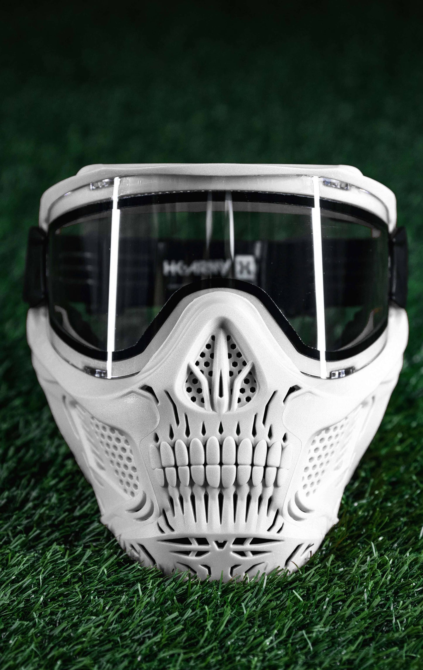 Used HSTL Skull Goggle - White w/ Clear Lens Paintball Gun from HK Army Clothing Buy/Sell/Trade Paintball Markers, New Paintball Guns, Paintball Hoppers, Paintball Masks, and Hormesis Headbands