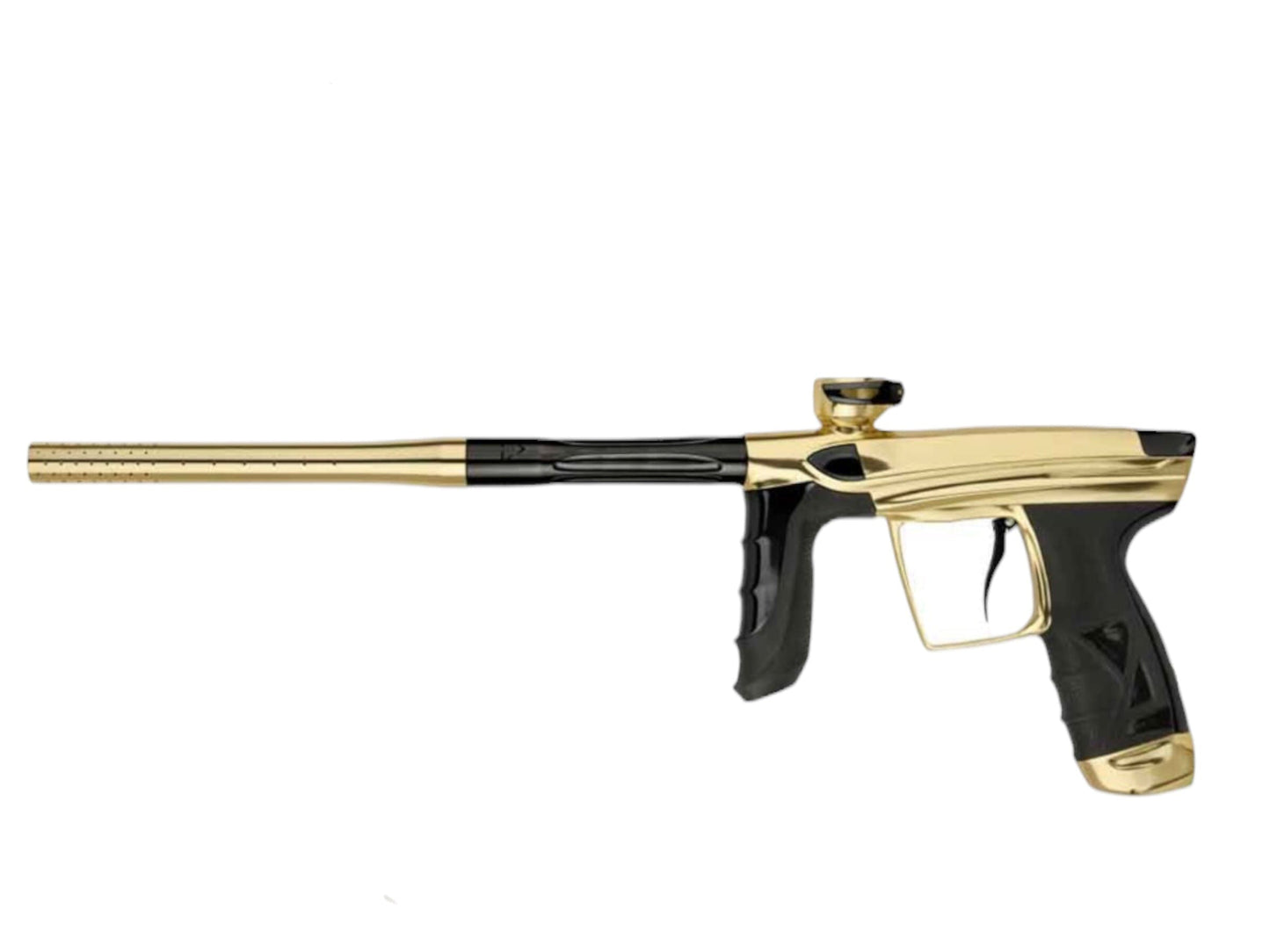 Used IN STOCK NEW DLX LUXE AIRE -Gloss Gold/Gloss Black Paintball Gun from CPXBrosPaintball Buy/Sell/Trade Paintball Markers, New Paintball Guns, Paintball Hoppers, Paintball Masks, and Hormesis Headbands
