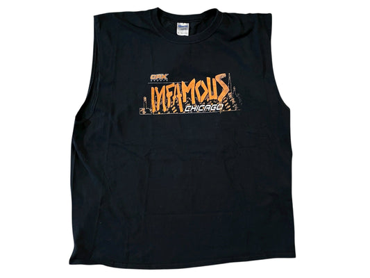 Used INFAMOUS CPX Sleeveless Paintball Shirt - Size 2XL Paintball Gun from CPXBrosPaintball Buy/Sell/Trade Paintball Markers, New Paintball Guns, Paintball Hoppers, Paintball Masks, and Hormesis Headbands