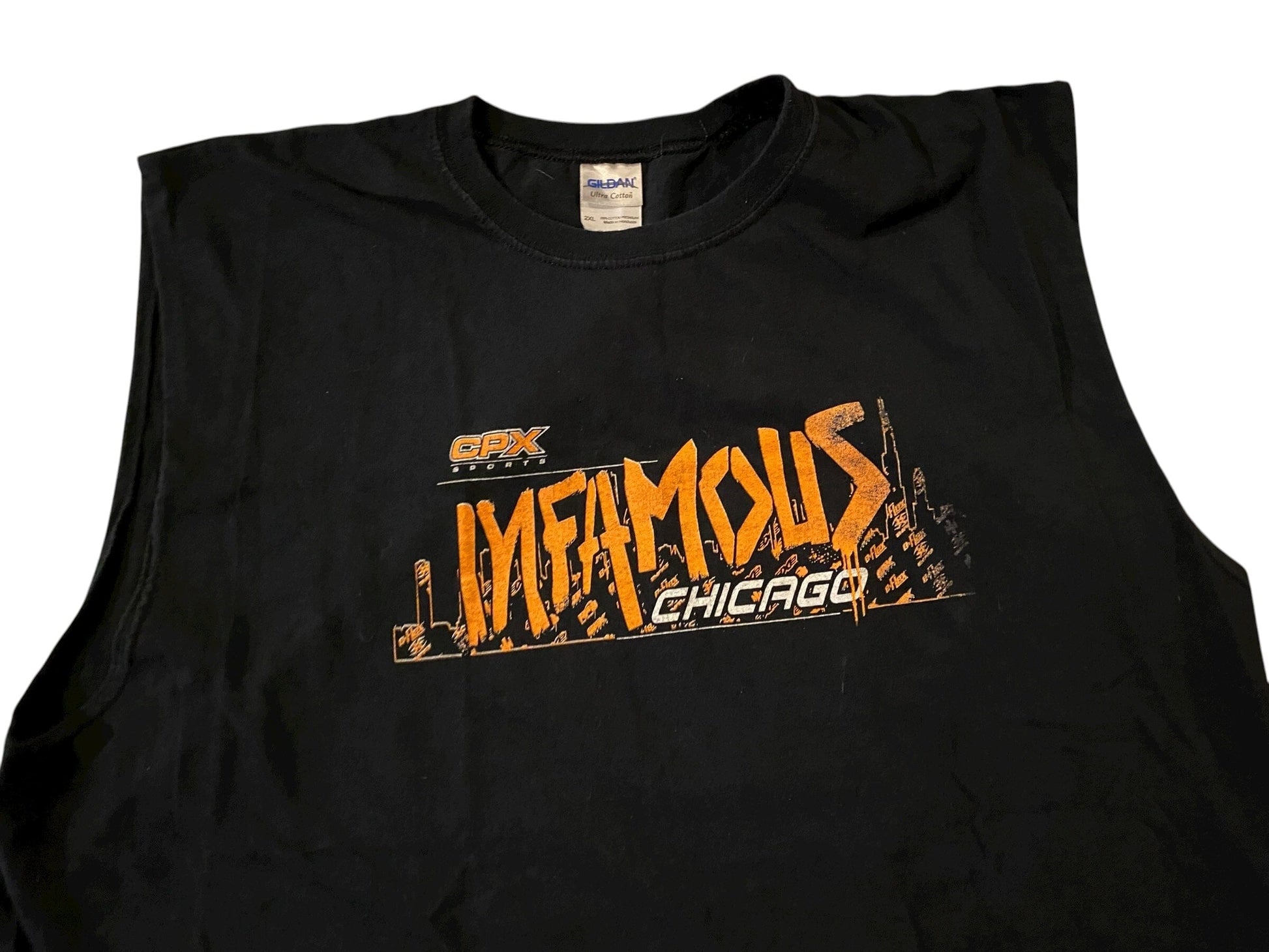 Used INFAMOUS CPX Sleeveless Paintball Shirt - Size 2XL Paintball Gun from CPXBrosPaintball Buy/Sell/Trade Paintball Markers, New Paintball Guns, Paintball Hoppers, Paintball Masks, and Hormesis Headbands