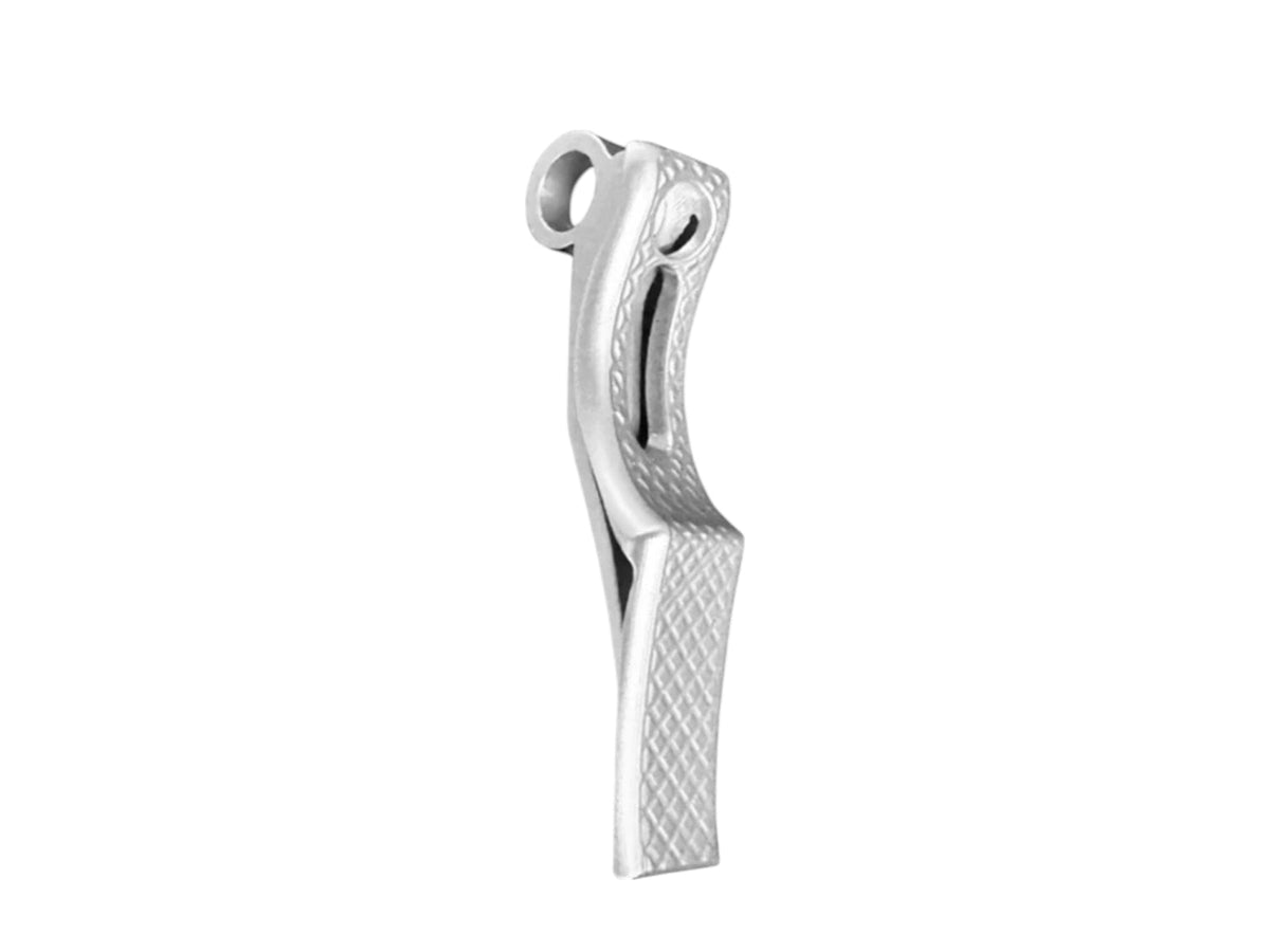 Used INFAMOUS GEO R5 HAPTIC DEUCE TRIGGER - TYPE R (FITS GEO R5, CS3, CS2 Silver Paintball Gun from CPXBrosPaintball Buy/Sell/Trade Paintball Markers, New Paintball Guns, Paintball Hoppers, Paintball Masks, and Hormesis Headbands