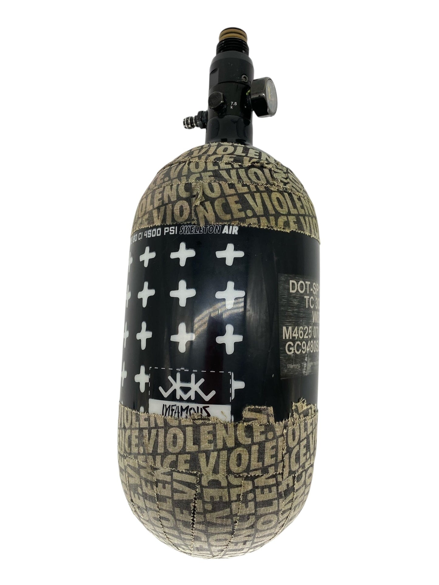 Used Infamous Hormesis 80/4500 Paintball Tank Paintball Gun from CPXBrosPaintball Buy/Sell/Trade Paintball Markers, New Paintball Guns, Paintball Hoppers, Paintball Masks, and Hormesis Headbands
