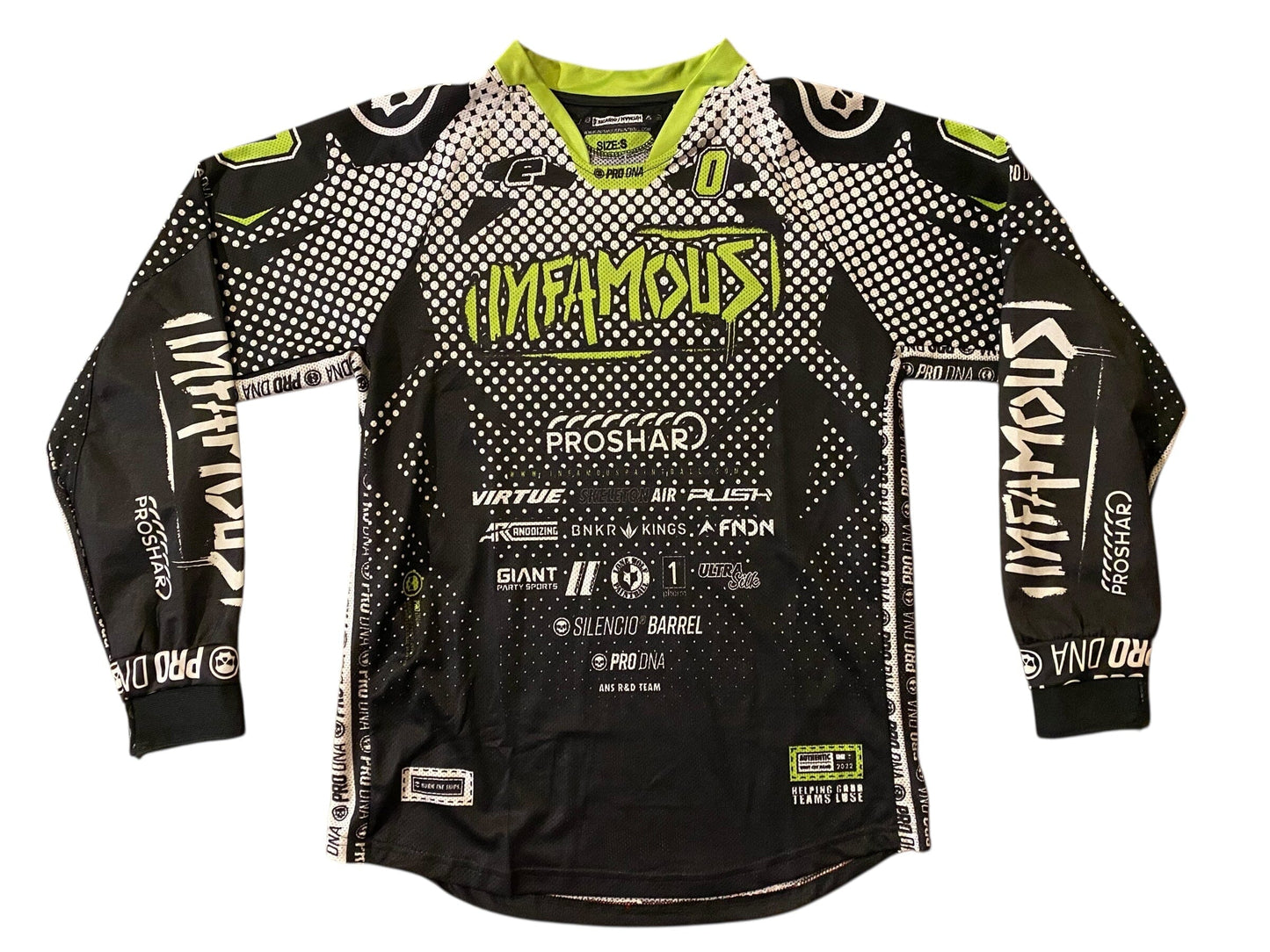 Used Infamous Paintball Jersey - size SMALL Paintball Gun from CPXBrosPaintball Buy/Sell/Trade Paintball Markers, New Paintball Guns, Paintball Hoppers, Paintball Masks, and Hormesis Headbands