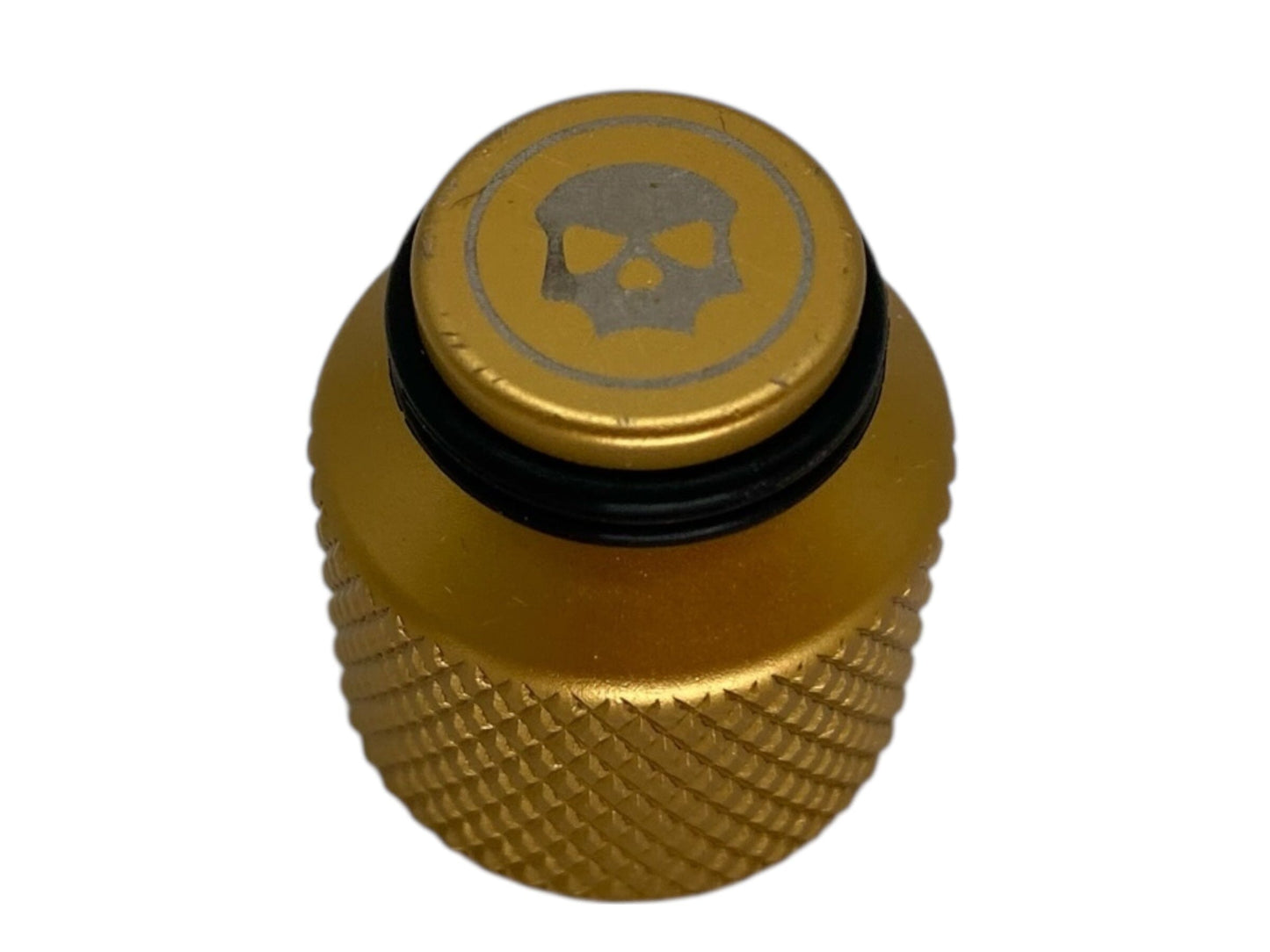 Used Infamous Paintball Tank Thread Saver Cover - Gold Paintball Gun from CPXBrosPaintball Buy/Sell/Trade Paintball Markers, New Paintball Guns, Paintball Hoppers, Paintball Masks, and Hormesis Headbands