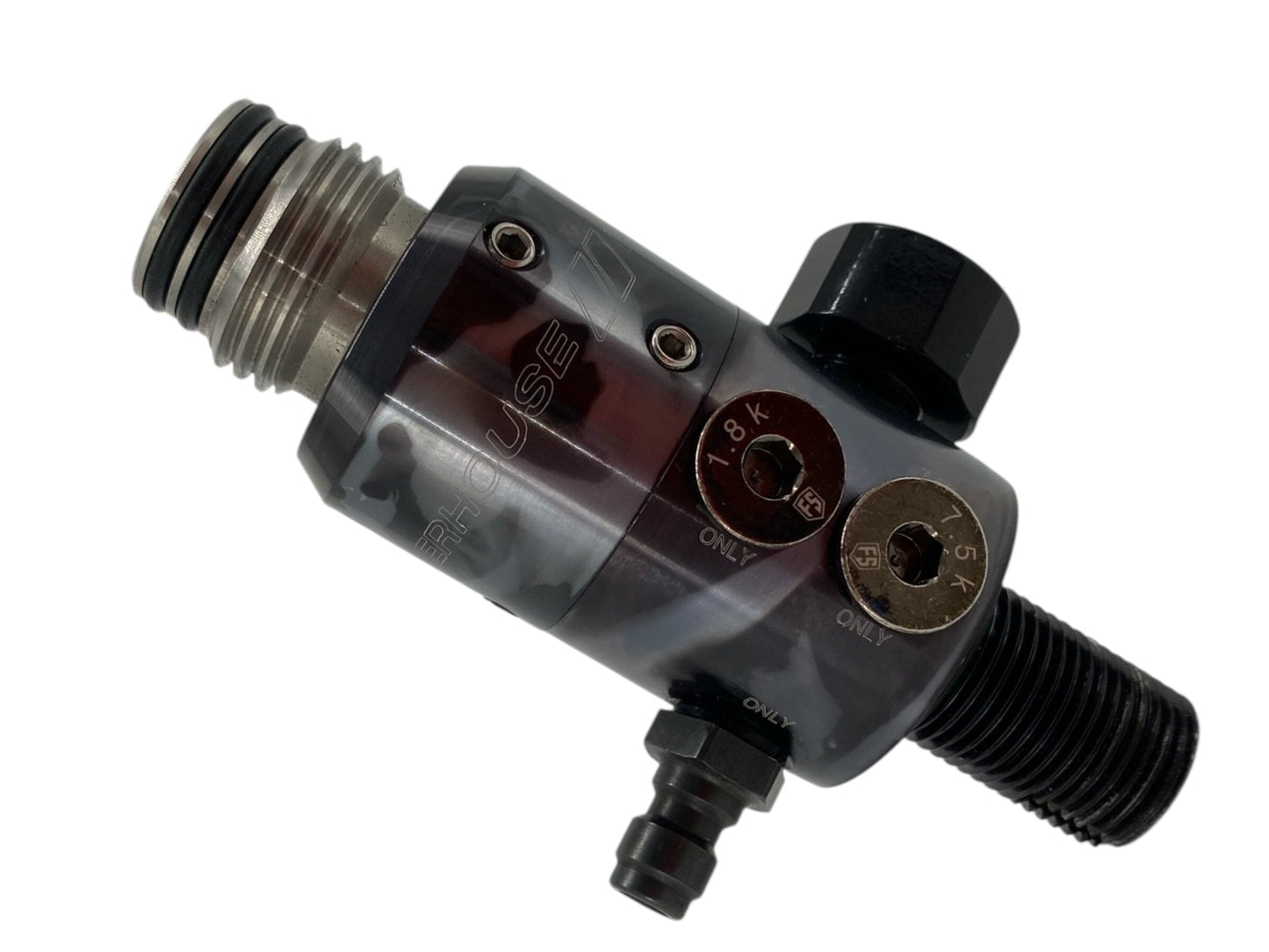Used Infamous POWERHOUSE 2 TKO REGULATOR Paintball Gun from CPXBrosPaintball Buy/Sell/Trade Paintball Markers, New Paintball Guns, Paintball Hoppers, Paintball Masks, and Hormesis Headbands