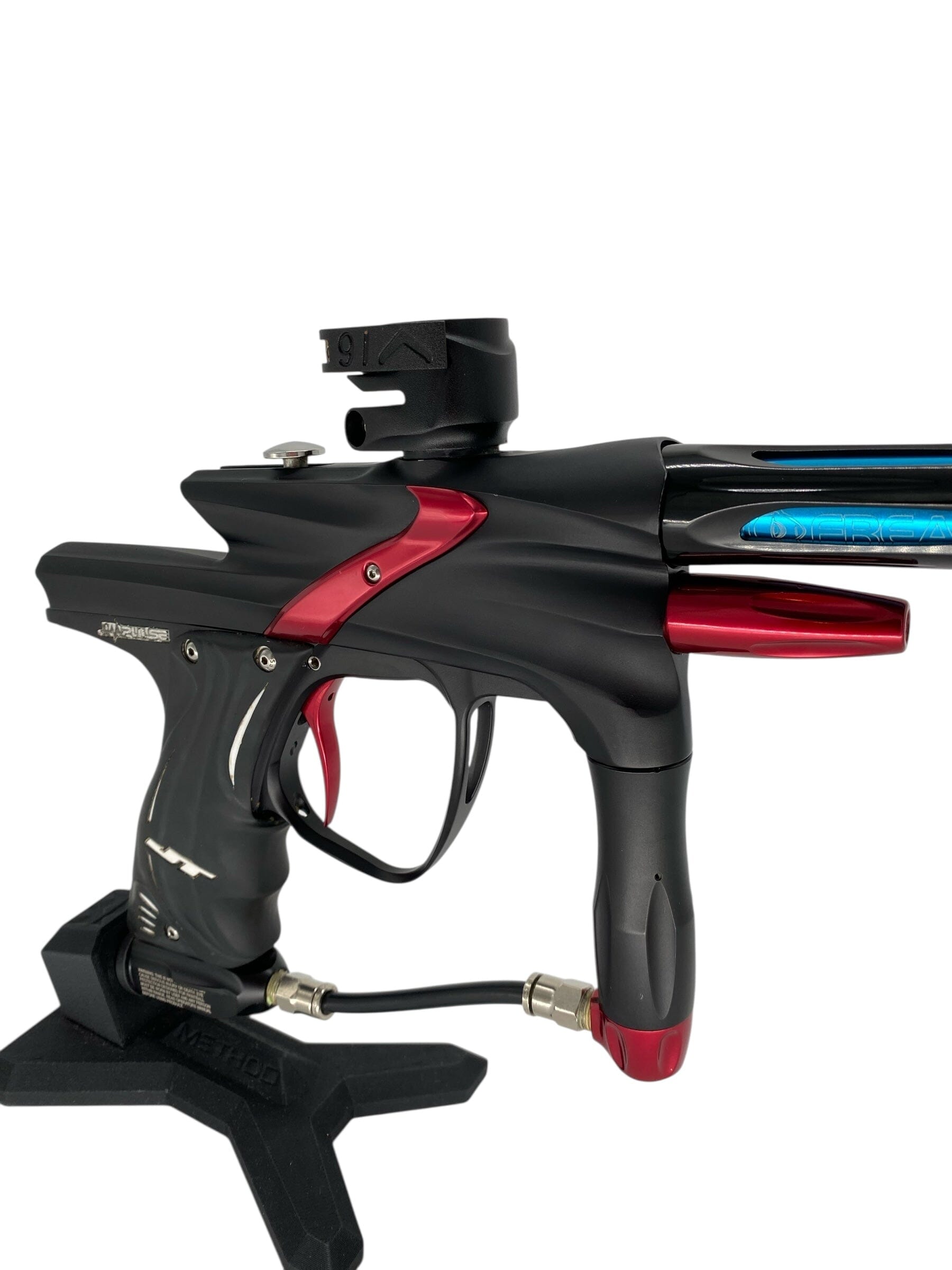 Used Jt Impulse Paintball Gun Black/Red Paintball Gun from CPXBrosPaintball Buy/Sell/Trade Paintball Markers, New Paintball Guns, Paintball Hoppers, Paintball Masks, and Hormesis Headbands