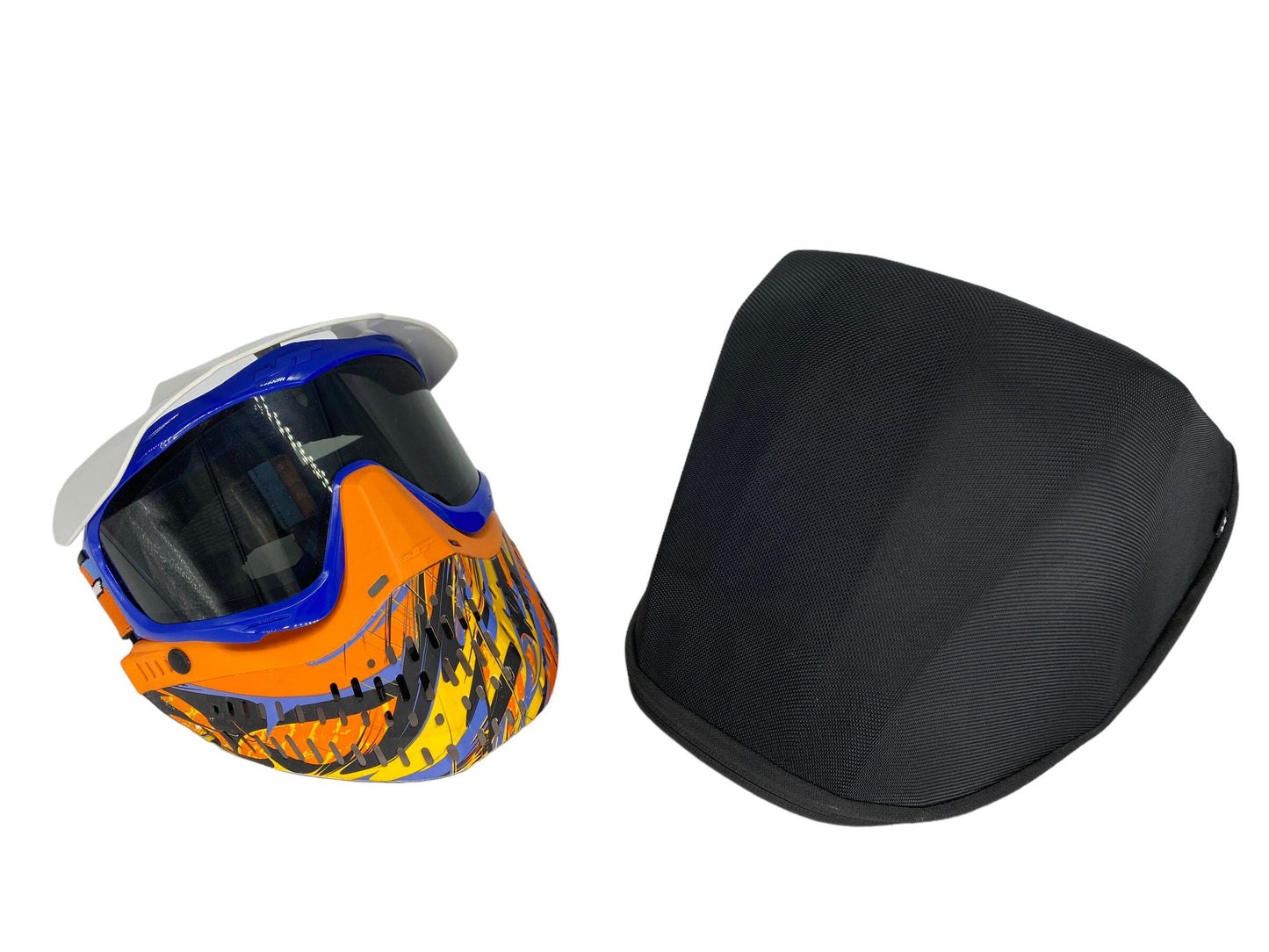 Used JT ProFlex Paintball Mask - Blaster Orange w/ Mask Case Paintball Gun from CPXBrosPaintball Buy/Sell/Trade Paintball Markers, Paintball Hoppers, Paintball Masks, and Hormesis Headbands