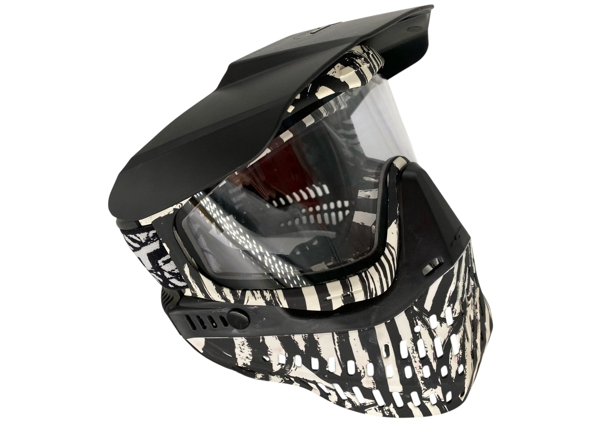 Used JT Proflex Zebra Paintball Mask Paintball Gun from CPXBrosPaintball Buy/Sell/Trade Paintball Markers, New Paintball Guns, Paintball Hoppers, Paintball Masks, and Hormesis Headbands