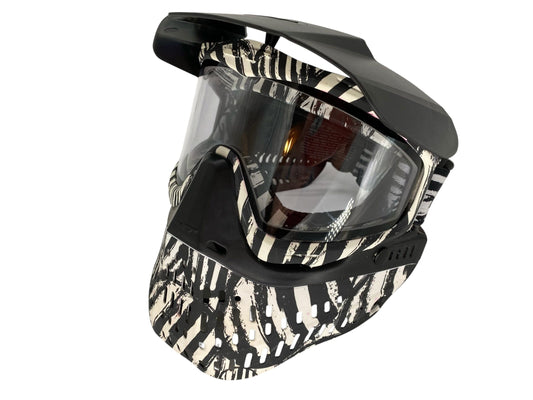 Used JT Proflex Zebra Paintball Mask Paintball Gun from CPXBrosPaintball Buy/Sell/Trade Paintball Markers, New Paintball Guns, Paintball Hoppers, Paintball Masks, and Hormesis Headbands