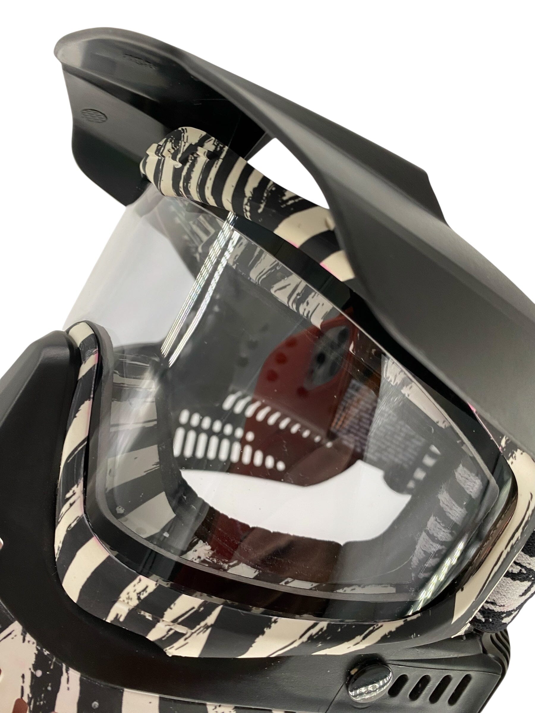 Used JT Proflex Zebra Paintball Mask Paintball Gun from CPXBrosPaintball Buy/Sell/Trade Paintball Markers, New Paintball Guns, Paintball Hoppers, Paintball Masks, and Hormesis Headbands