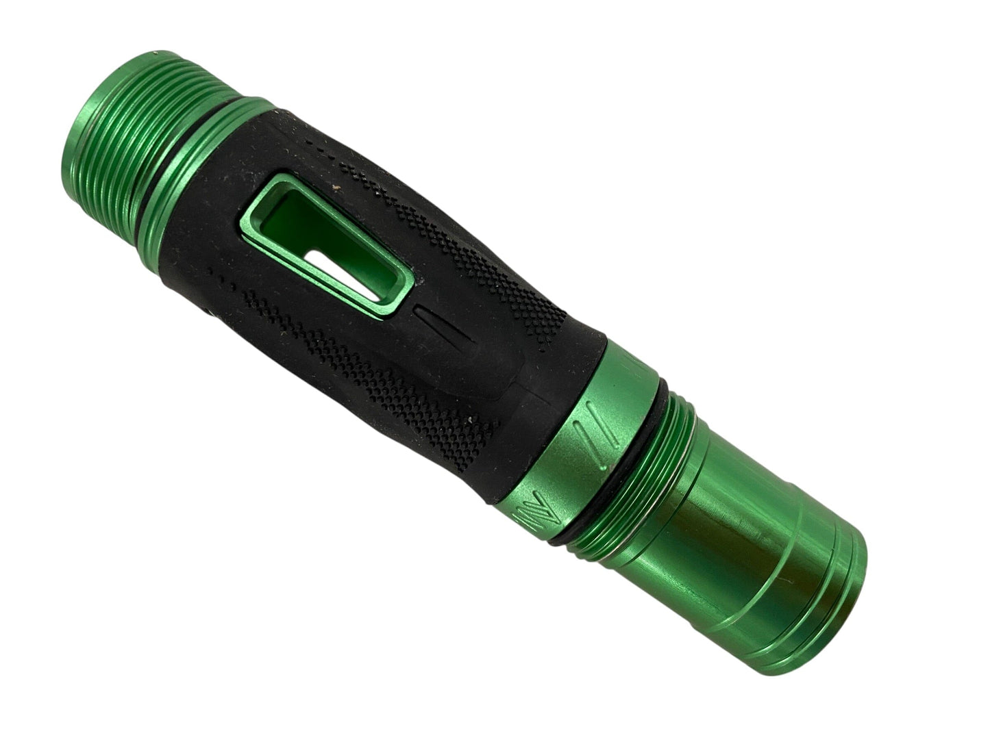 Used LAZR Barrel Back : AC Thread : Green Paintball Gun from CPXBrosPaintball Buy/Sell/Trade Paintball Markers, New Paintball Guns, Paintball Hoppers, Paintball Masks, and Hormesis Headbands