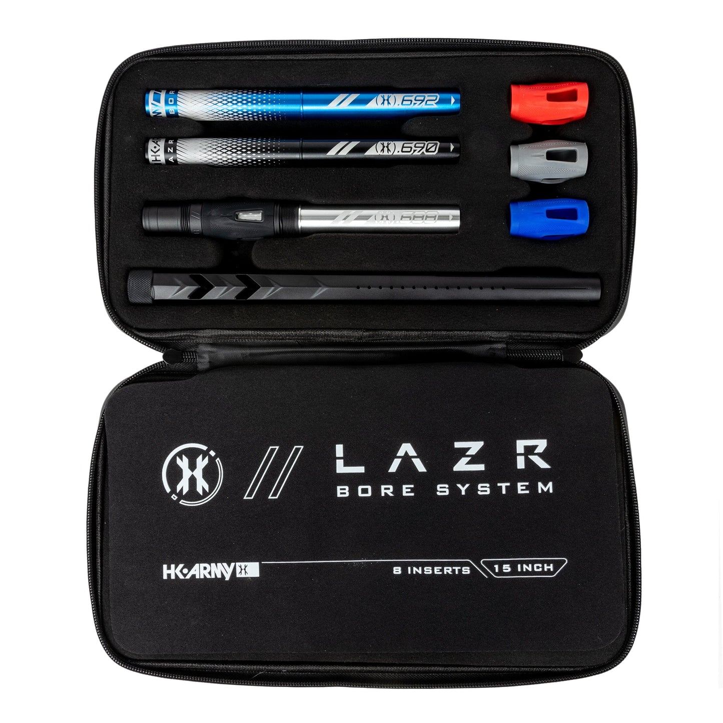 Used LAZR Elite Fossil Barrel Kit - 15" Dust Black - Colored Inserts- Cocker Threads Paintball Gun from HK Army Clothing Buy/Sell/Trade Paintball Markers, New Paintball Guns, Paintball Hoppers, Paintball Masks, and Hormesis Headbands
