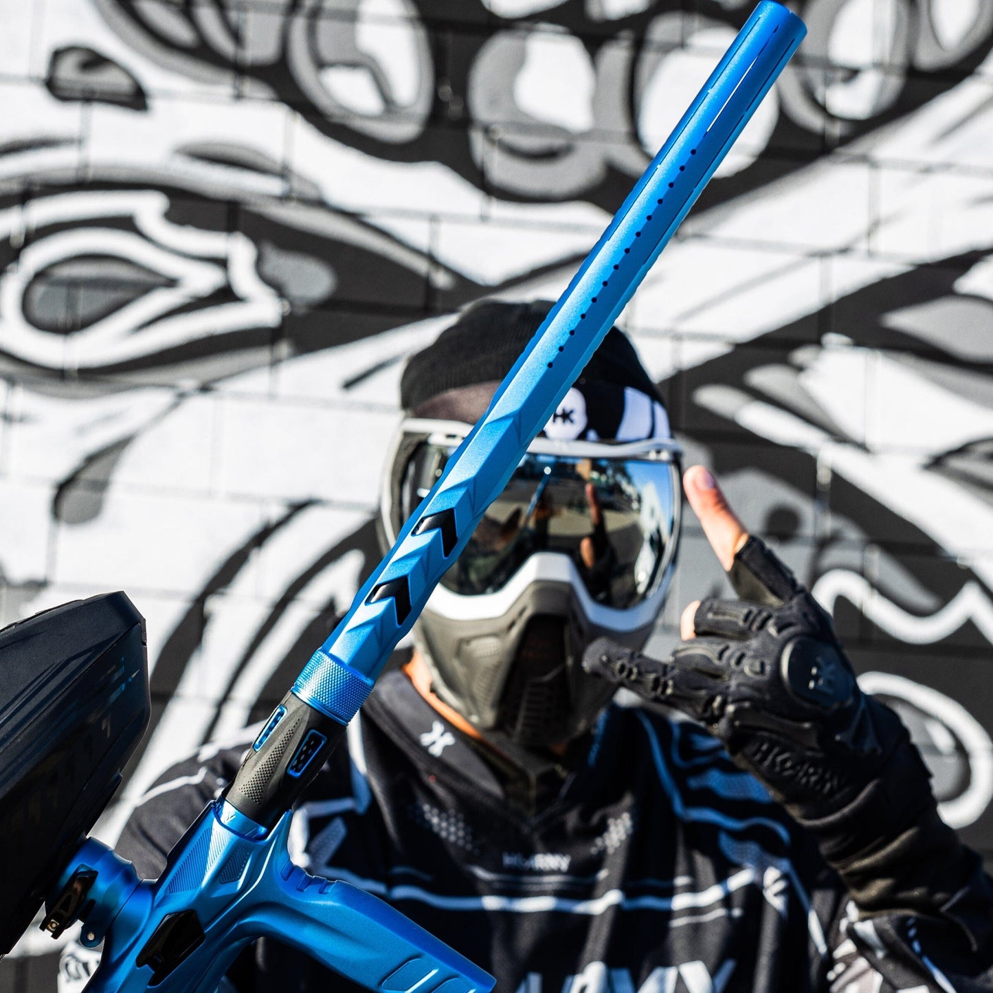 Used LAZR Elite Fossil Barrel Tip - Dust Blue Paintball Gun from HK Army Clothing Buy/Sell/Trade Paintball Markers, New Paintball Guns, Paintball Hoppers, Paintball Masks, and Hormesis Headbands