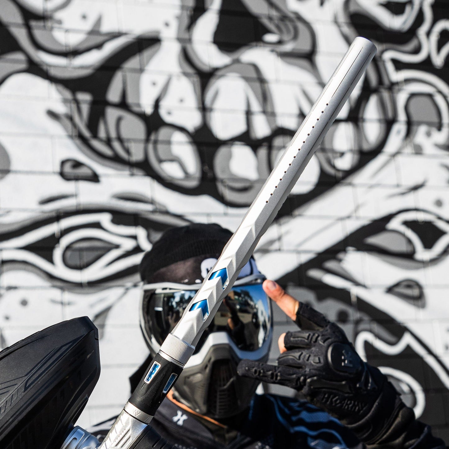 Used LAZR Elite Fossil Barrel Tip - Dust Silver Paintball Gun from HK Army Clothing Buy/Sell/Trade Paintball Markers, New Paintball Guns, Paintball Hoppers, Paintball Masks, and Hormesis Headbands