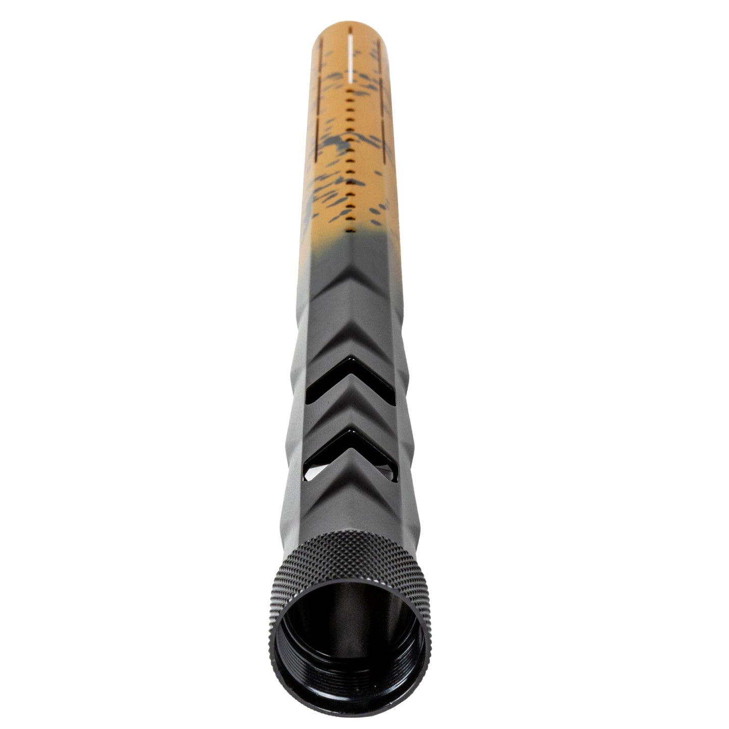 Used LAZR Elite Fossil Barrel Tip - Gold/Black Splash Paintball Gun from HK Army Clothing Buy/Sell/Trade Paintball Markers, New Paintball Guns, Paintball Hoppers, Paintball Masks, and Hormesis Headbands