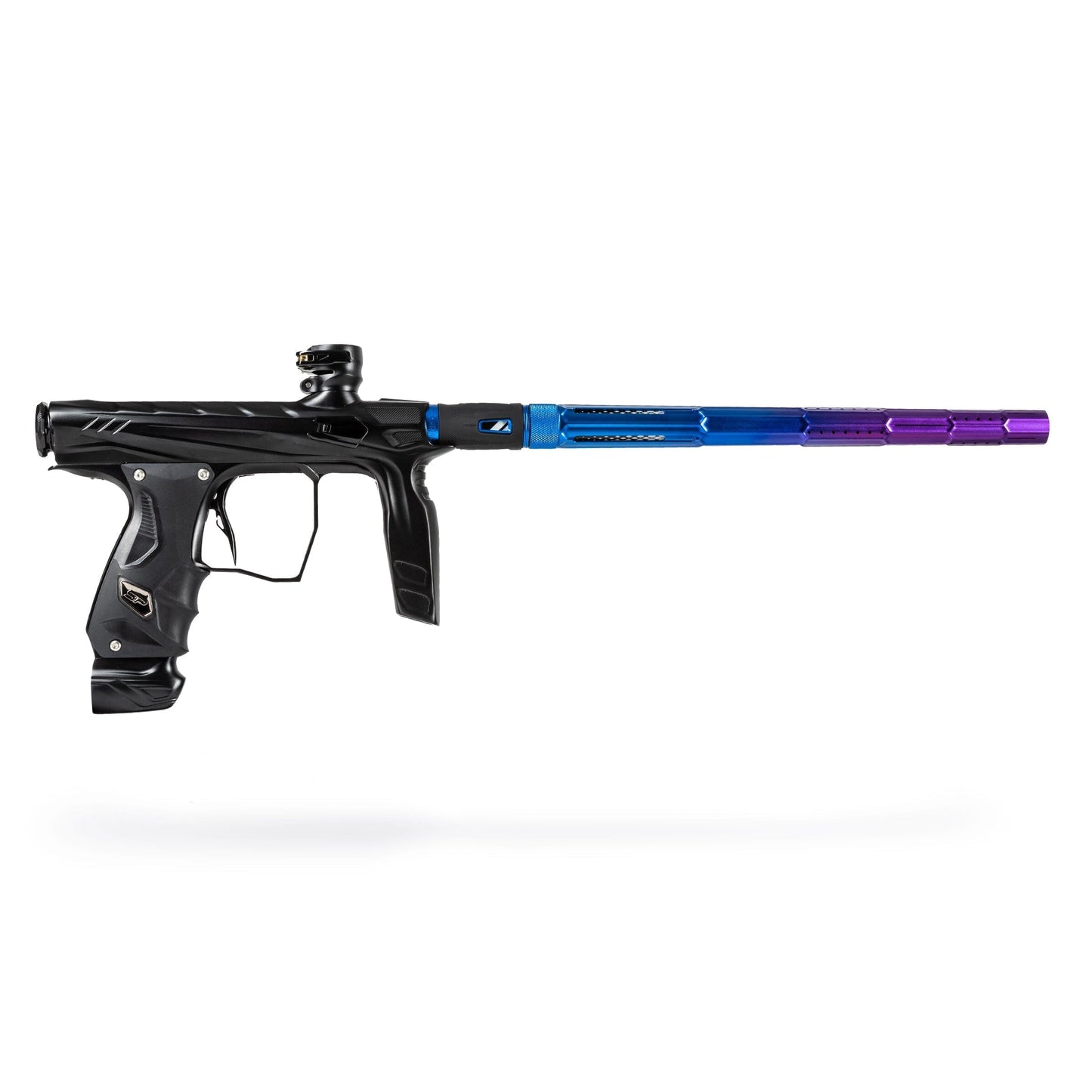 Used LAZR Elite Fractal Barrel Kit - 15" Blue/Purple Colored Inserts - Cocker Threads Paintball Gun from HK Army Clothing Buy/Sell/Trade Paintball Markers, New Paintball Guns, Paintball Hoppers, Paintball Masks, and Hormesis Headbands