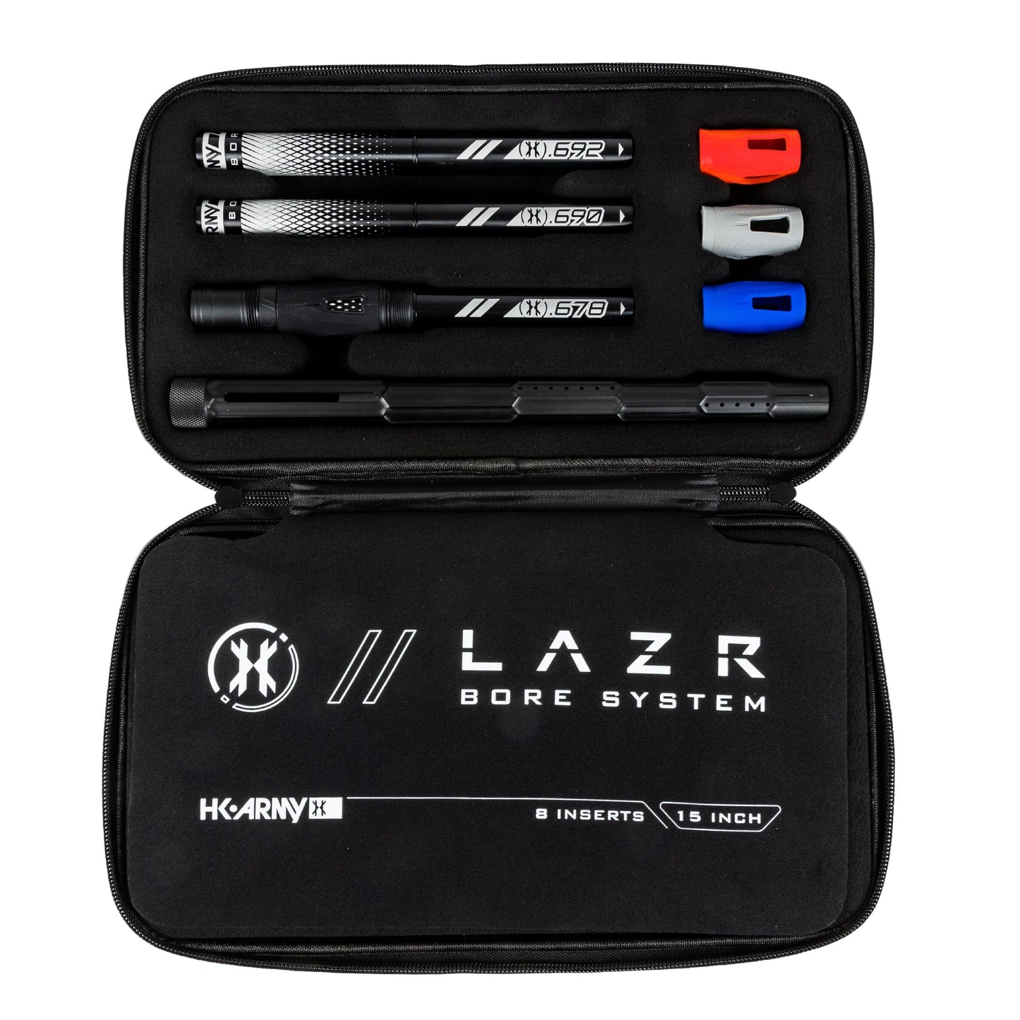 Used LAZR Elite Fractal Barrel Kit - 15" Dust Black/Black Inserts - Cocker Threads Paintball Gun from HK Army Clothing Buy/Sell/Trade Paintball Markers, New Paintball Guns, Paintball Hoppers, Paintball Masks, and Hormesis Headbands