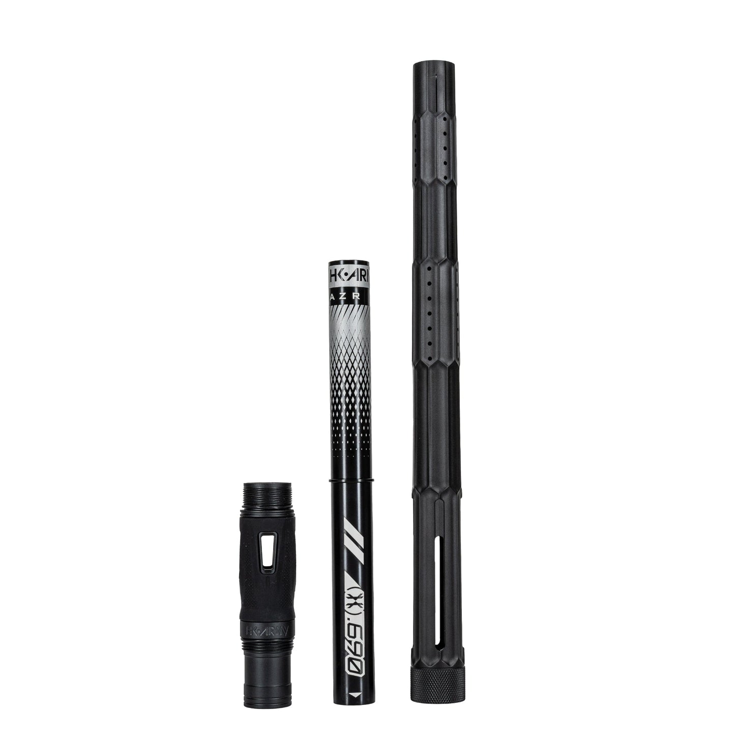 Used LAZR Elite Fractal Barrel Kit - 15" Dust Black/Black Inserts - Cocker Threads Paintball Gun from HK Army Clothing Buy/Sell/Trade Paintball Markers, New Paintball Guns, Paintball Hoppers, Paintball Masks, and Hormesis Headbands